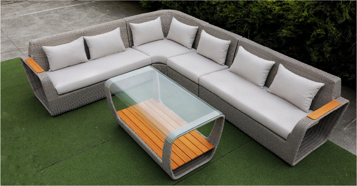 Wicker Lounge Settings