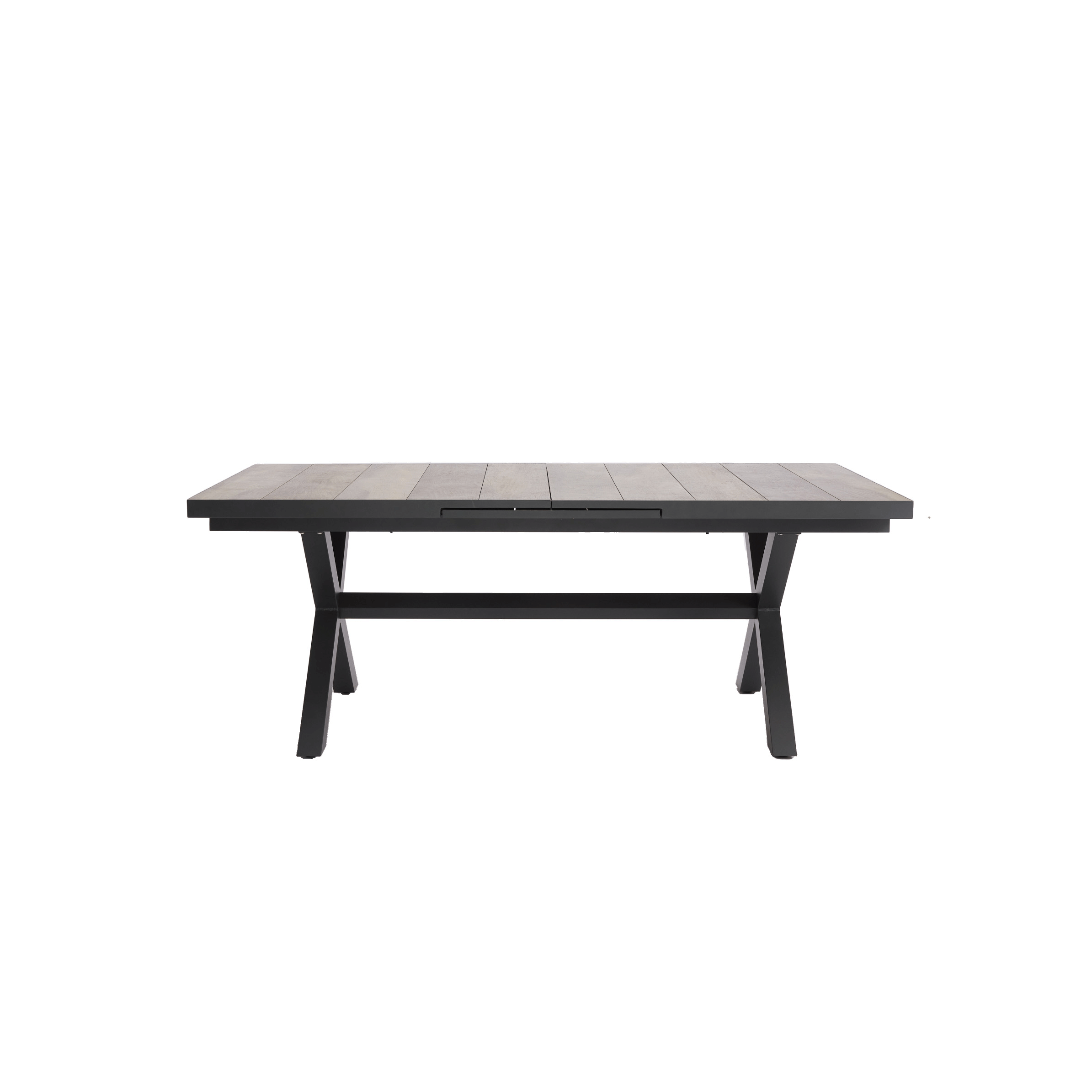 Delta 2.0 Extension Table White | Charcoal