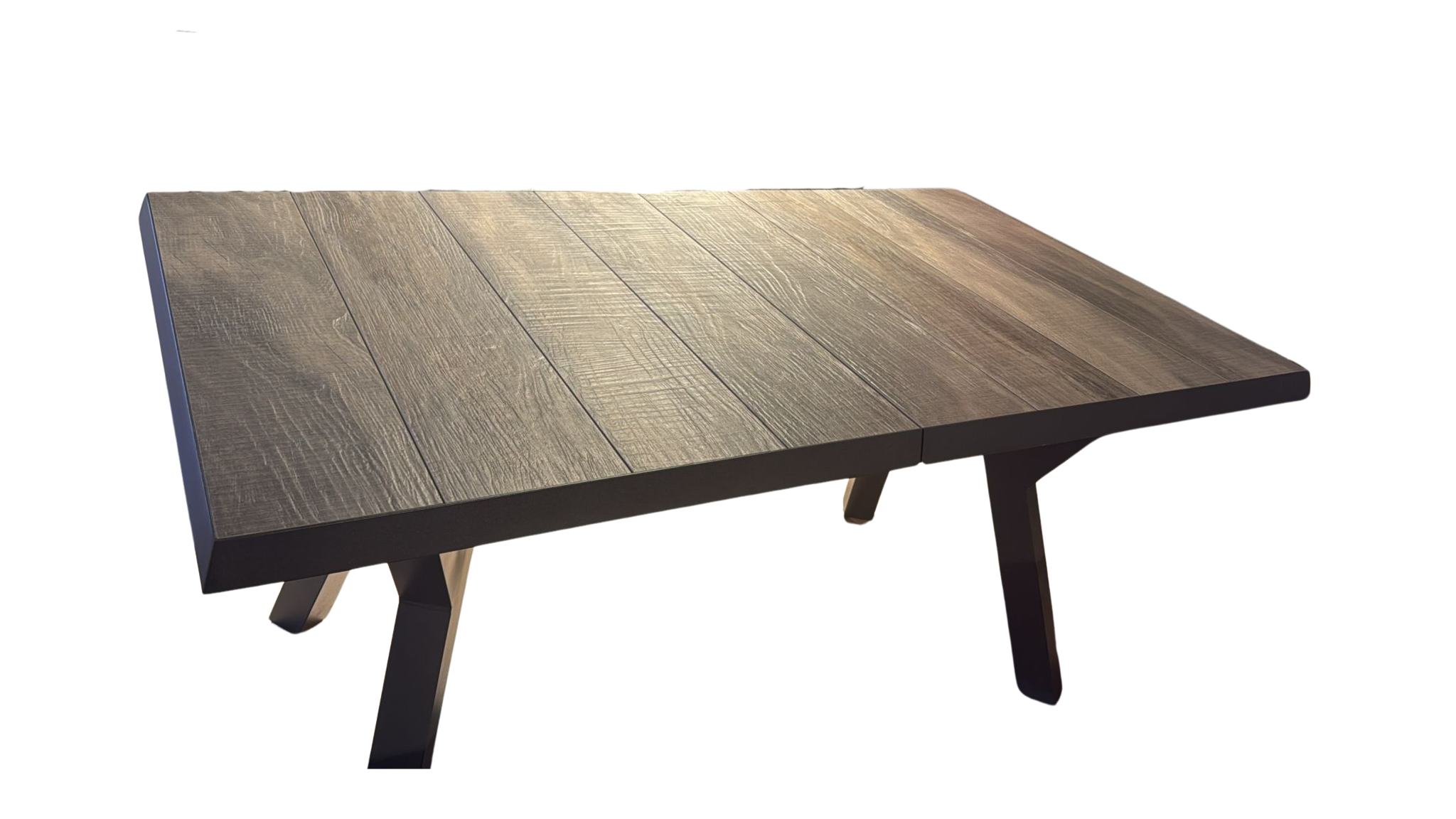 Lugo Extension Table White | Charcoal