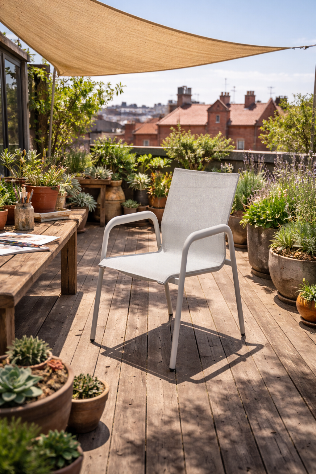 Diamond Carver Chair - White