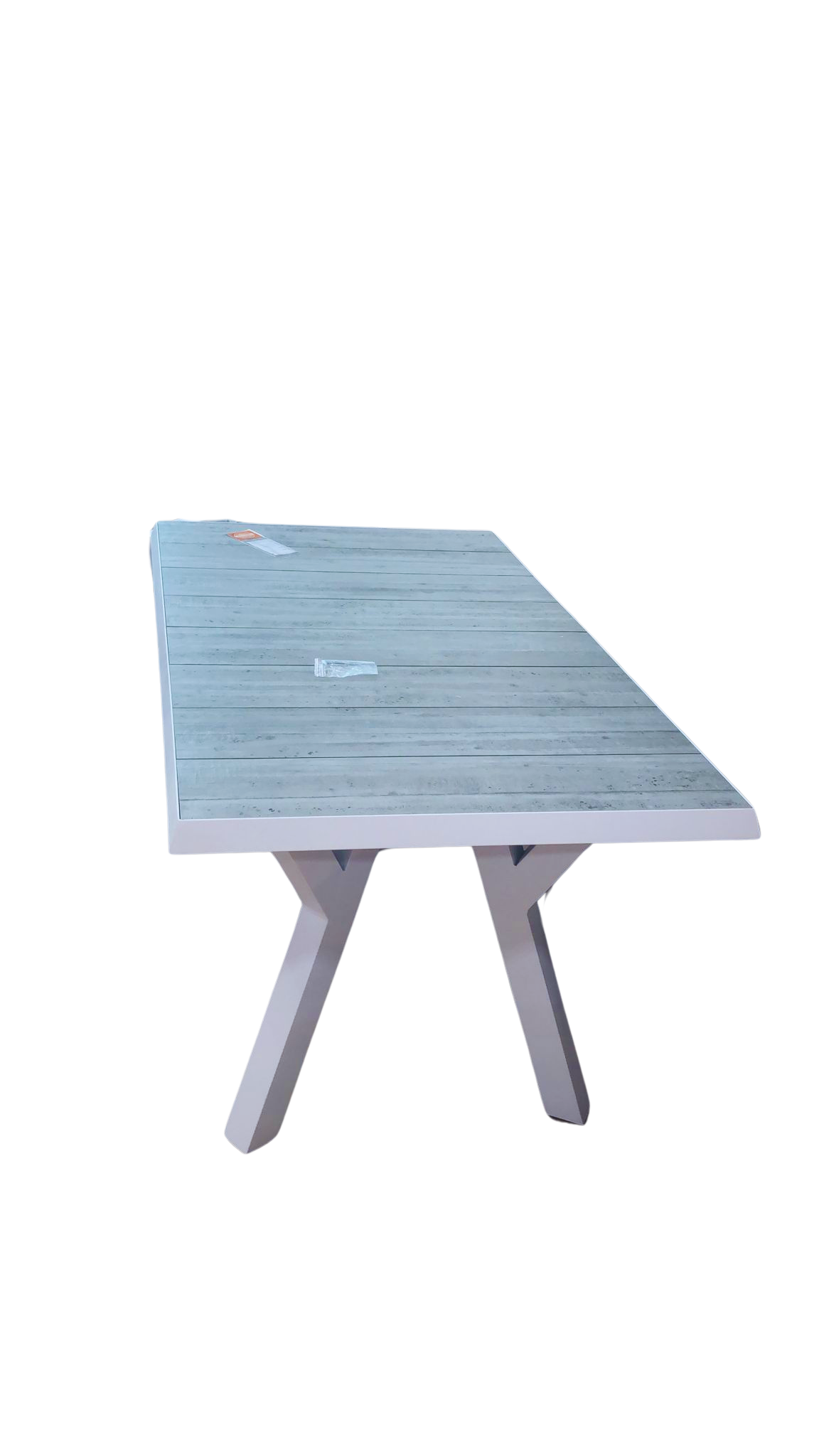 Lugo Extension Table White | Charcoal