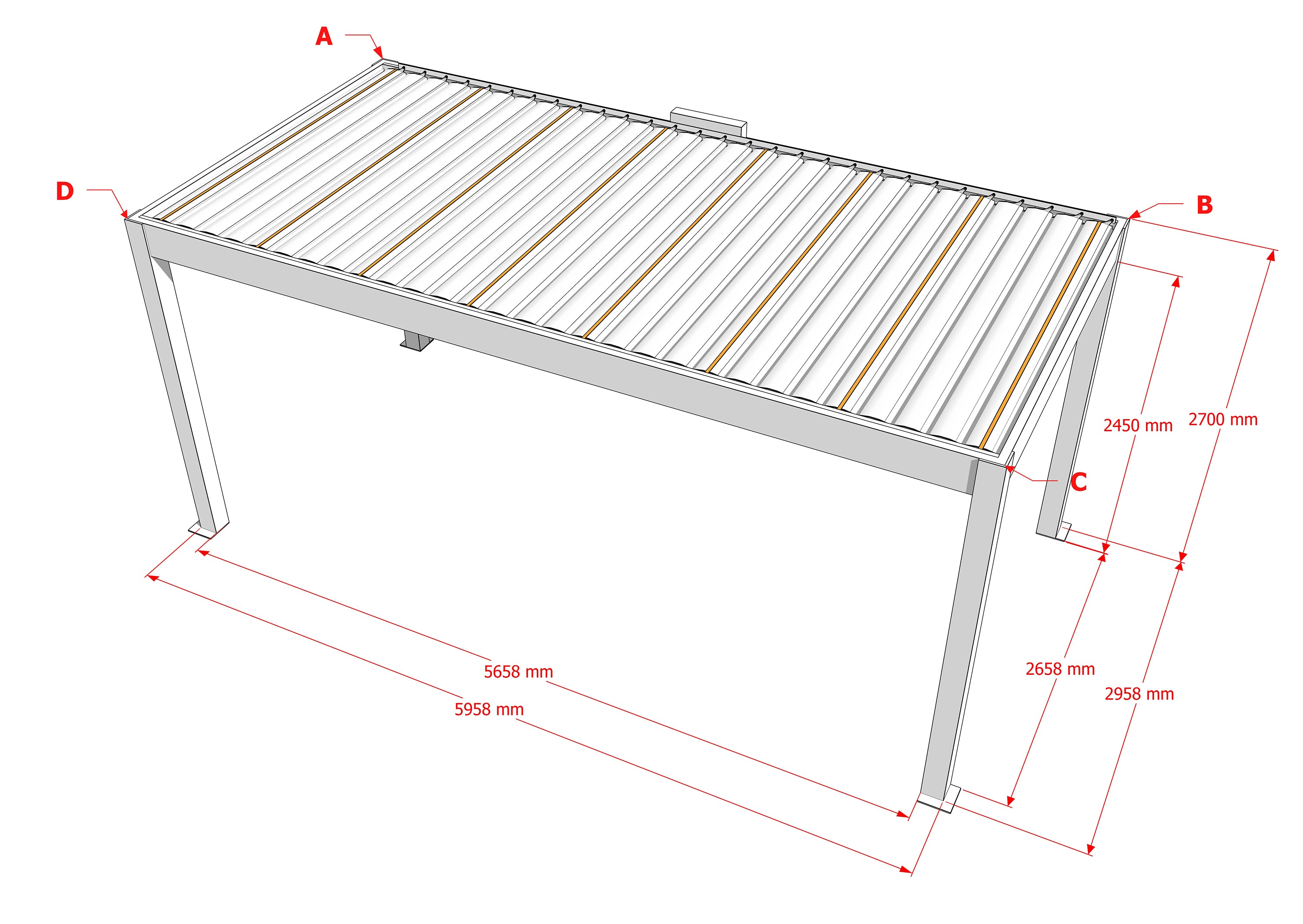 Sun Garden E Pavilion 3.0 x 6.0
