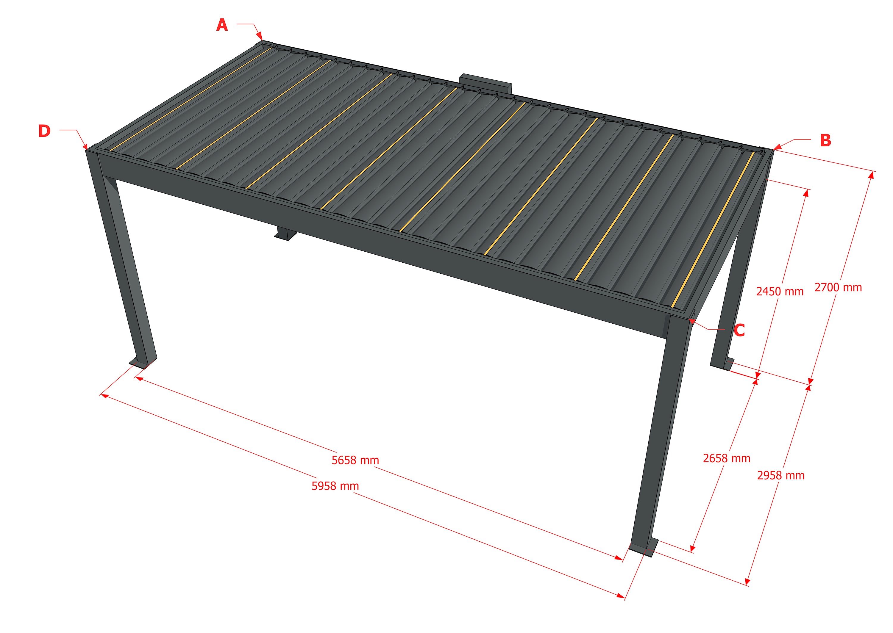 Sun Garden E Pavilion 3.0 x 6.0