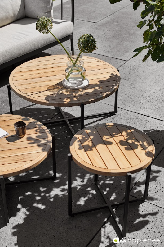 Condor 5 Pc Outdoor Lounge Setting | 3 Seater Version | Black