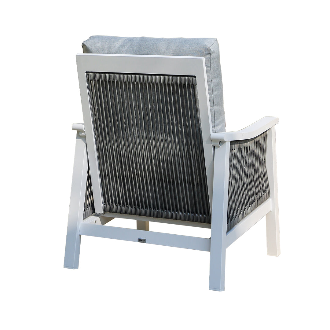 Pearl 6 Pc Outdoor Lounge Setting | White