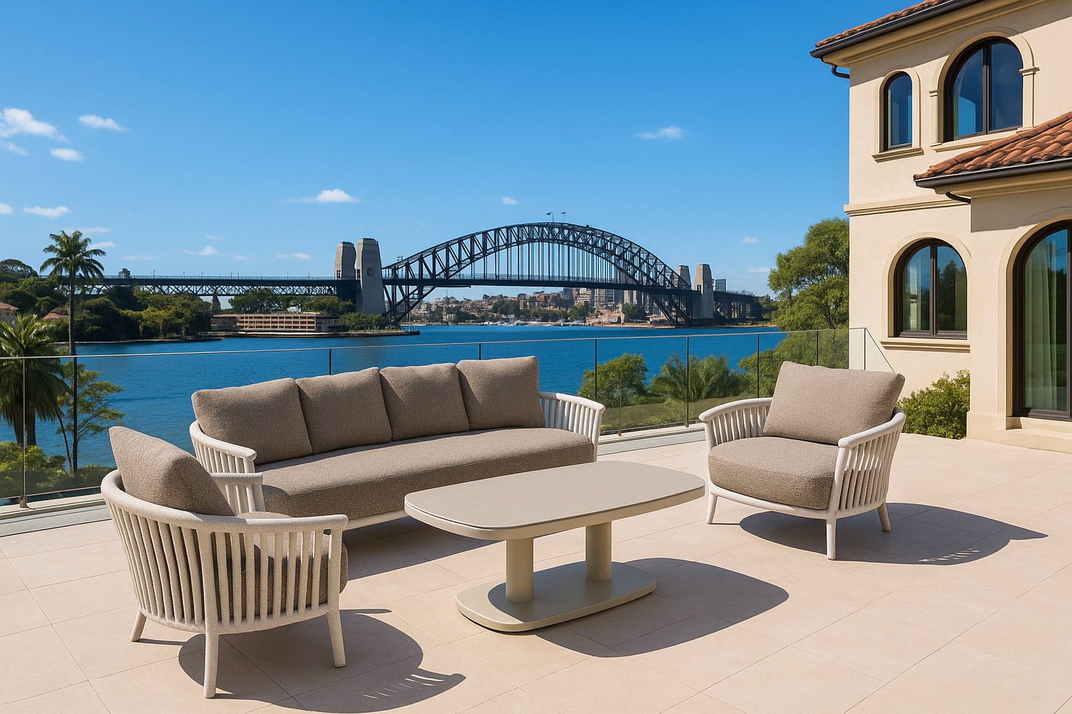 Albury 3 Pc Outdoor Lounge Setting