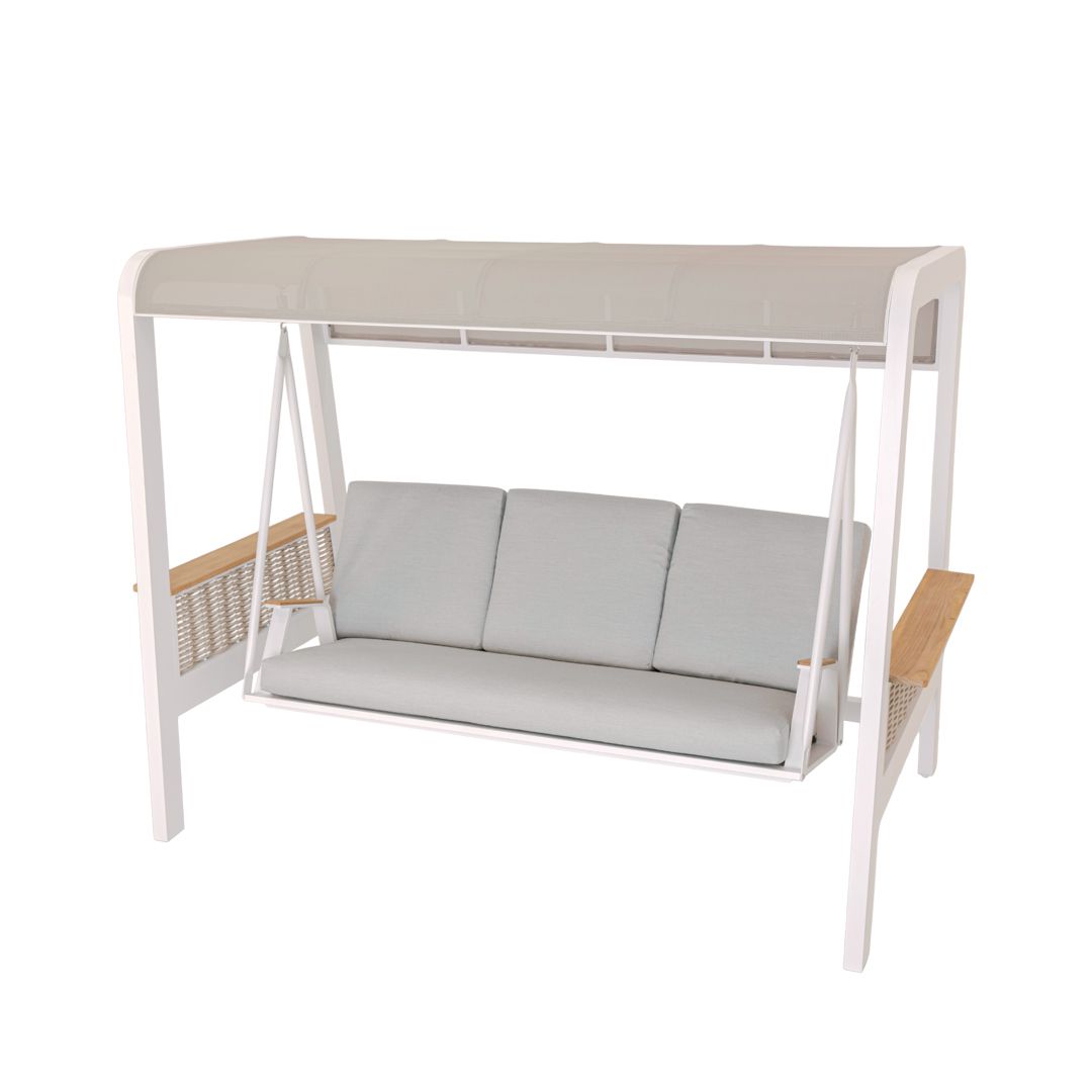 Allison Outdoor Double Hanging Chair | Cream White