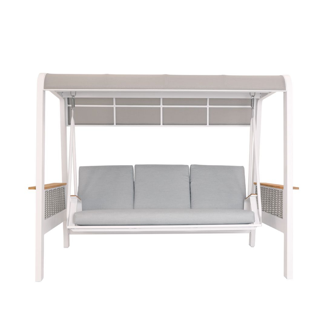 Allison Outdoor Double Hanging Chair | Cream White