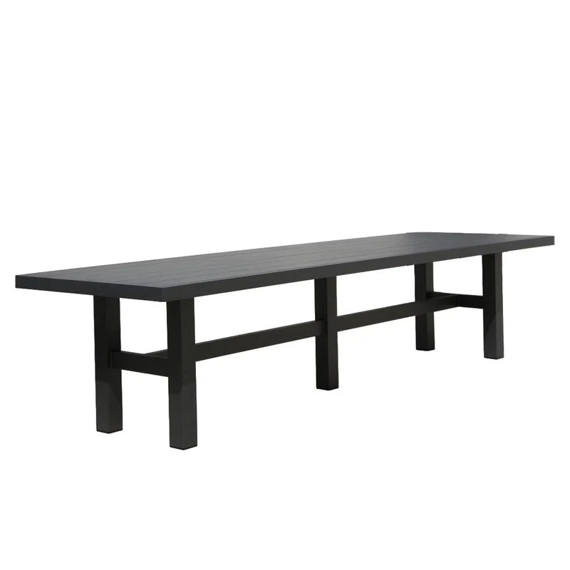 Auburn Dining Table 350cm With Borba Carver Chairs 11pc Dining Kit/Set