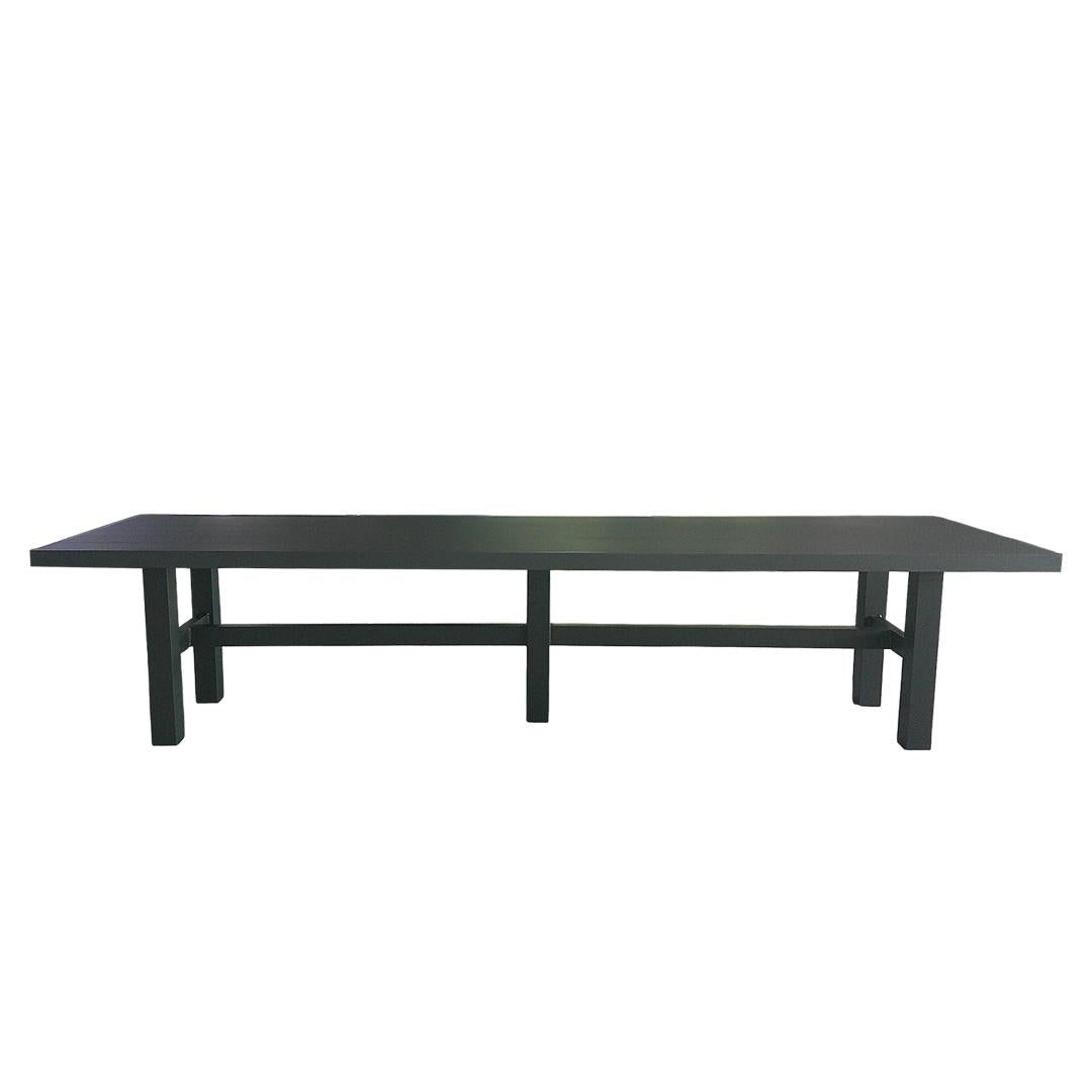 Auburn Dining Table 350cm | Charcoal Aluminium