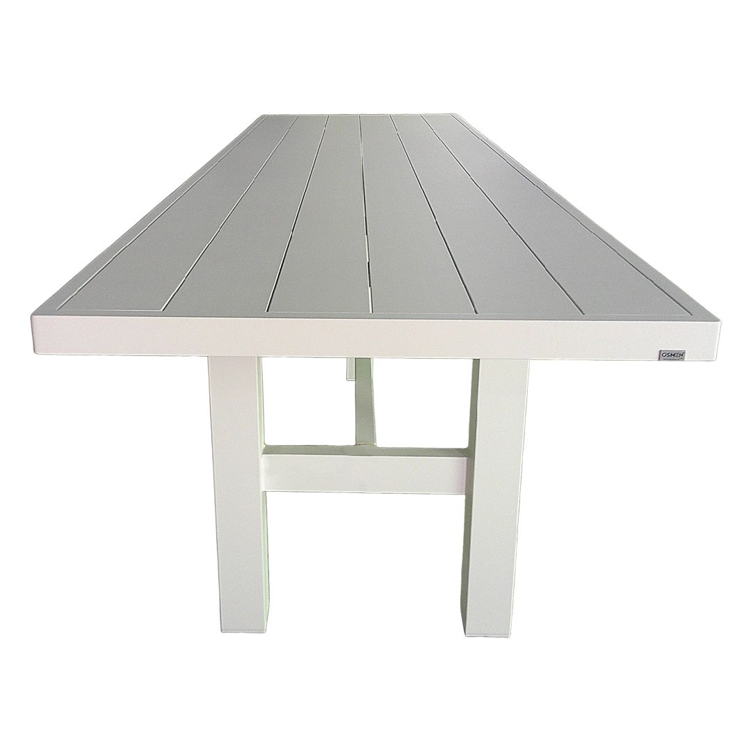 Auburn Dining Table 350cm | White Aluminium