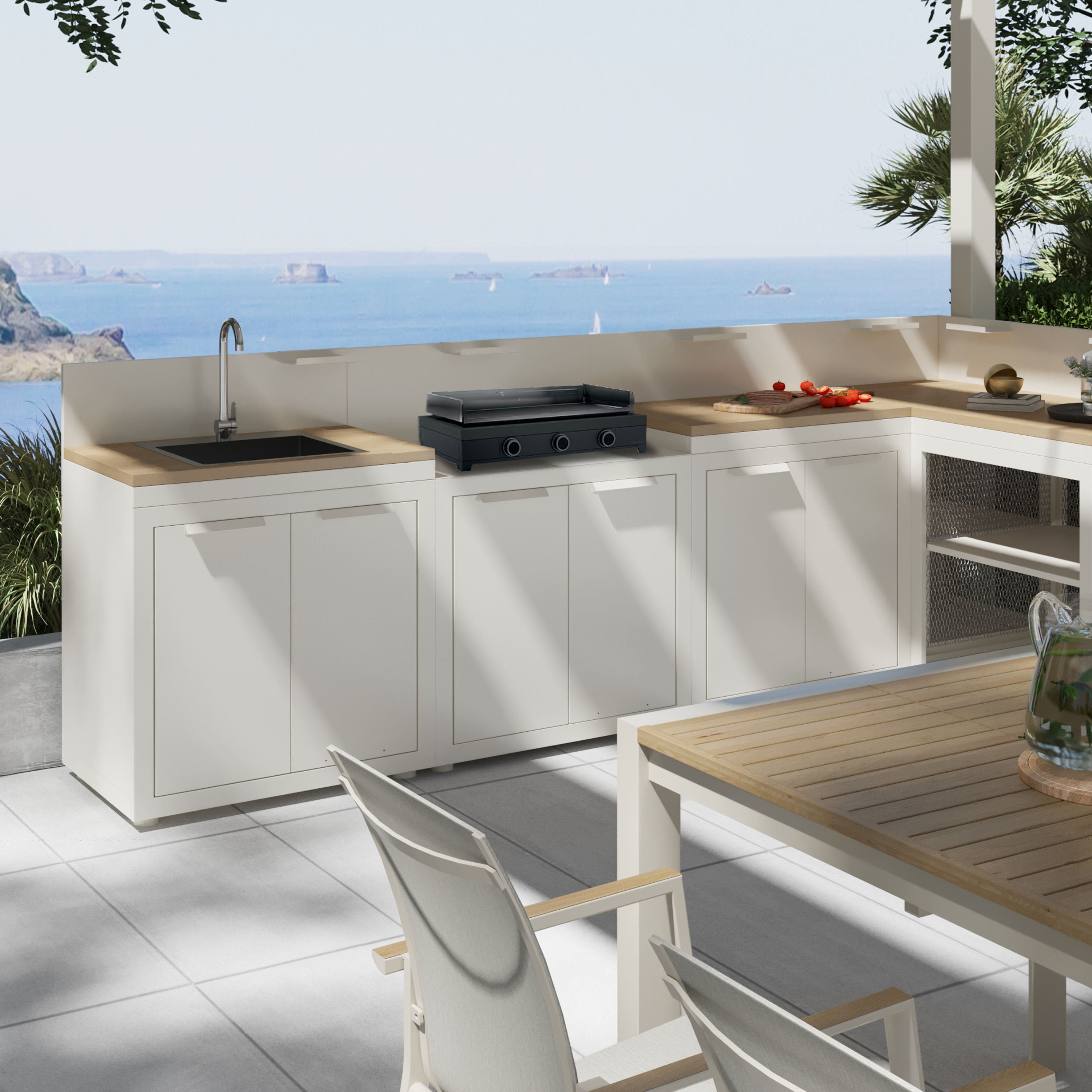 Barista Cabinet BBQ 80x60x110