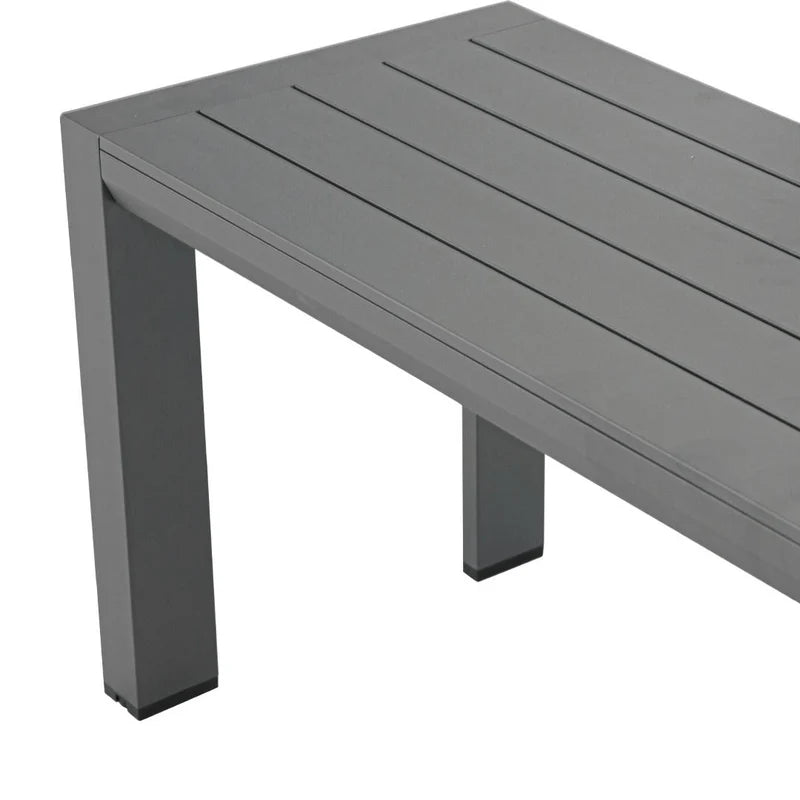 Harbour Bridge Extension 280/360 5PC Dining Kit/Set (Harbour Bridge Ext. + 3x Borba Carver Chairs + Berlin Bench 226) - Charcoal