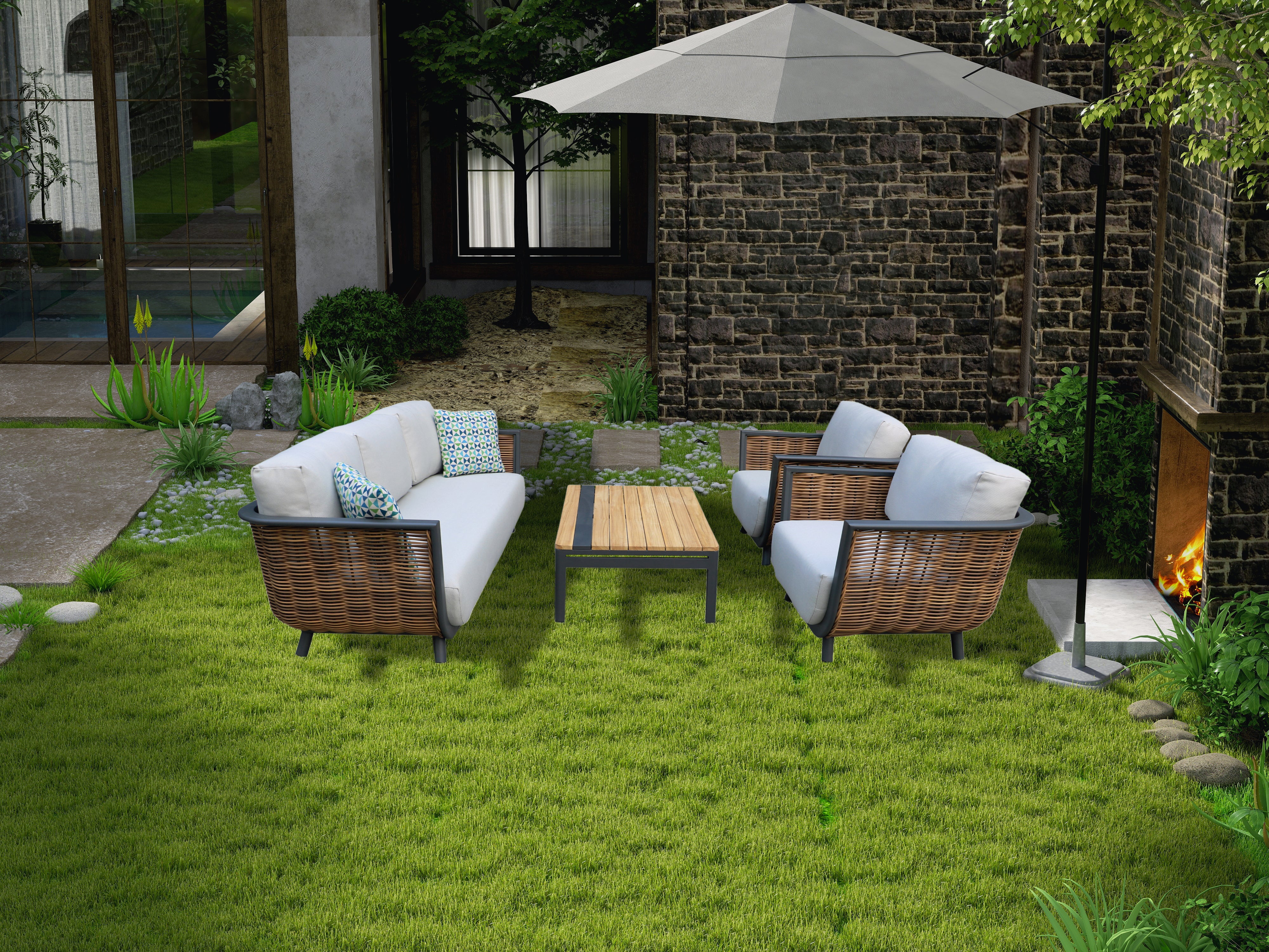Cape Town Lounge 4PC Set