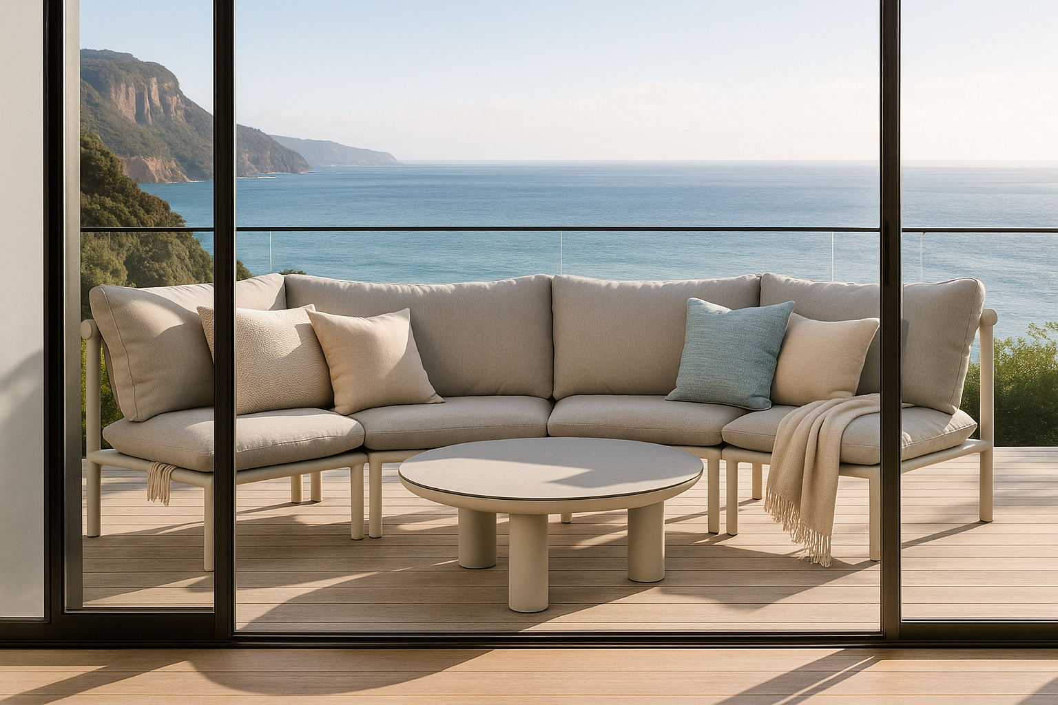 Clearwater Beach 5 Pc Outdoor Modular Lounge Setting