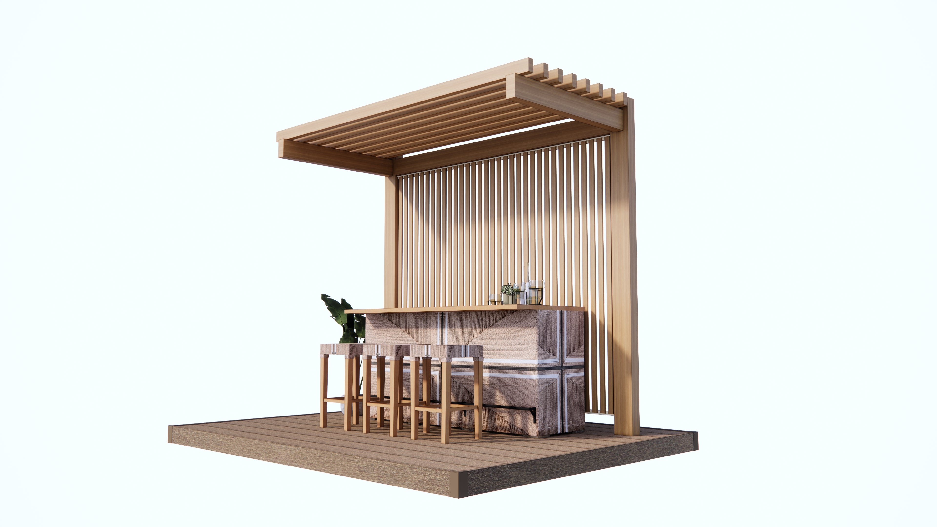 BBQ Pergola 3.1x1.2m | Standard & Custom Made