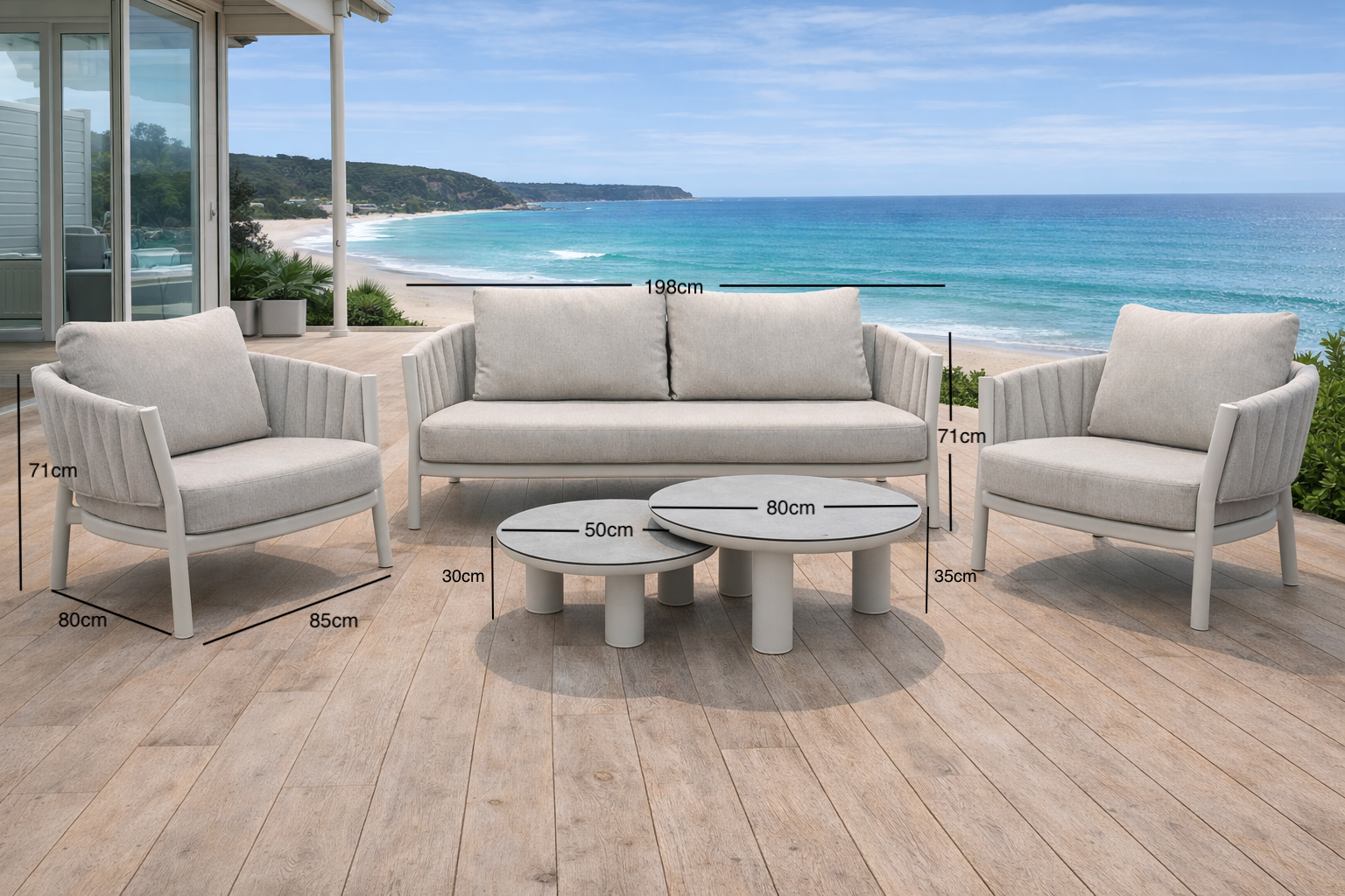 BY Flagler 5PC Lounge Set