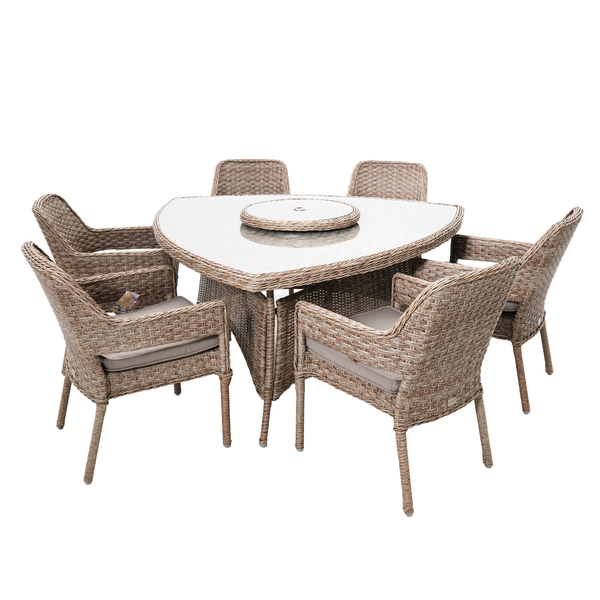 Fremont Outdoor 7 Pc Outdoor Dining Setting Marina OSMEN OUTDOOR