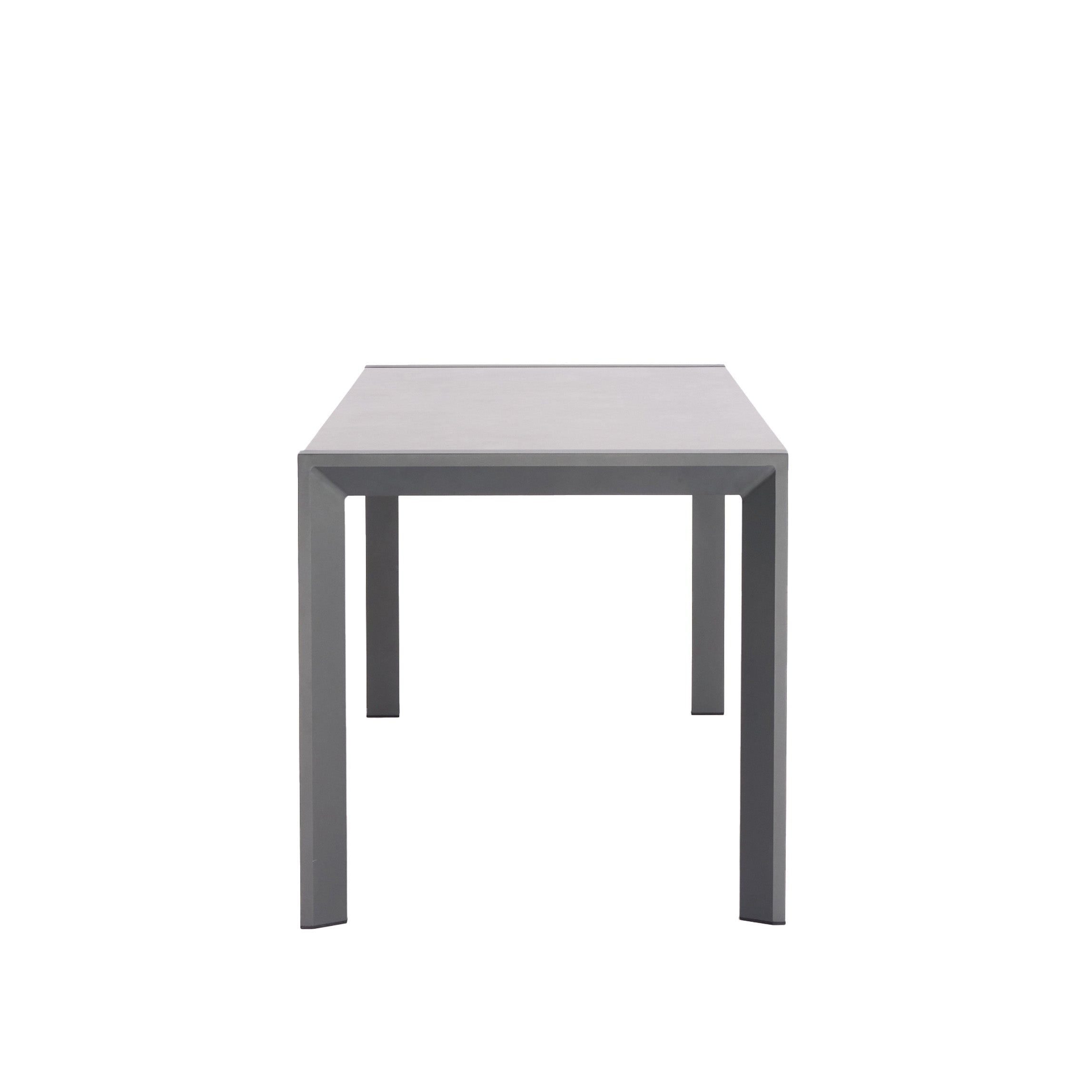 Grawford 160 Outdoor Dining Table Charcoal