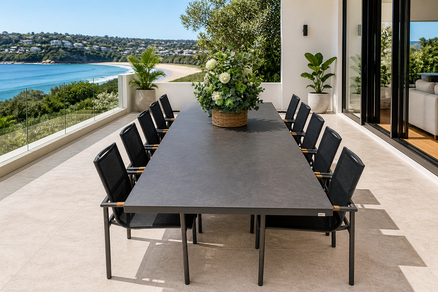 Harbour Bridge ( Metro) Pop-up Extension Dining Table 280/360 Sintered Stone