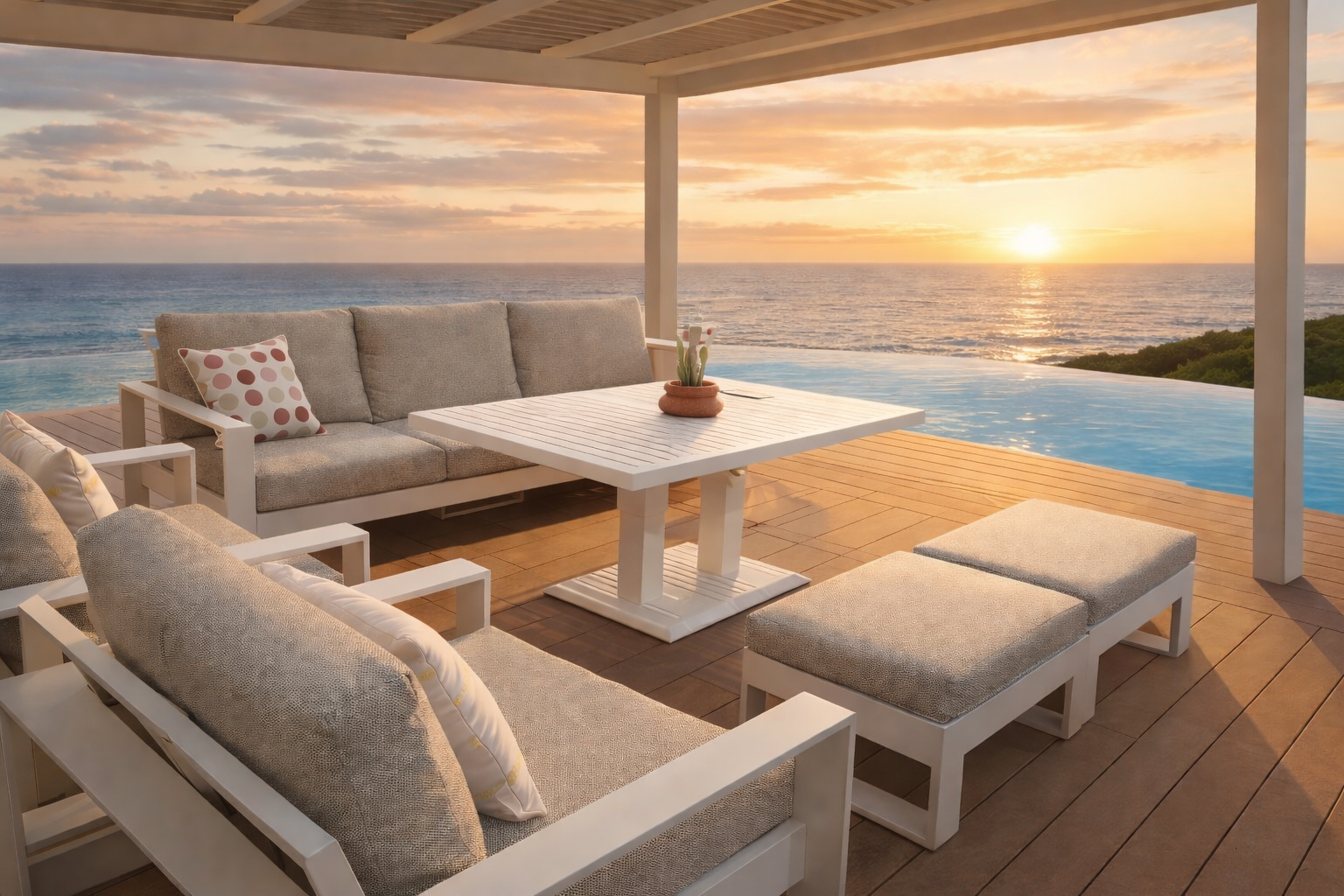 Harvey Domi 6 Pc Outdoor Lounge Setting