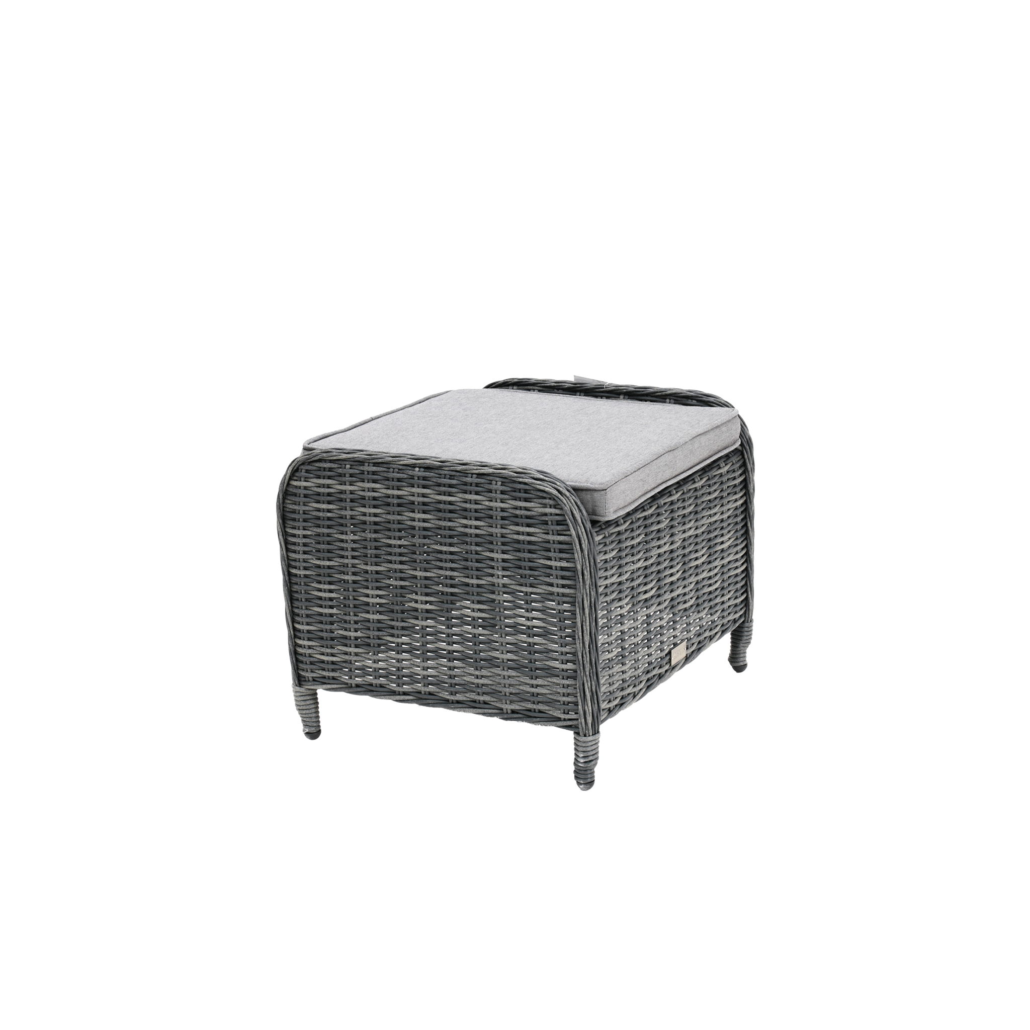 Hawaii 5 Pc Recliner Outdoor Balcony Setting | Castle Grey Wicker