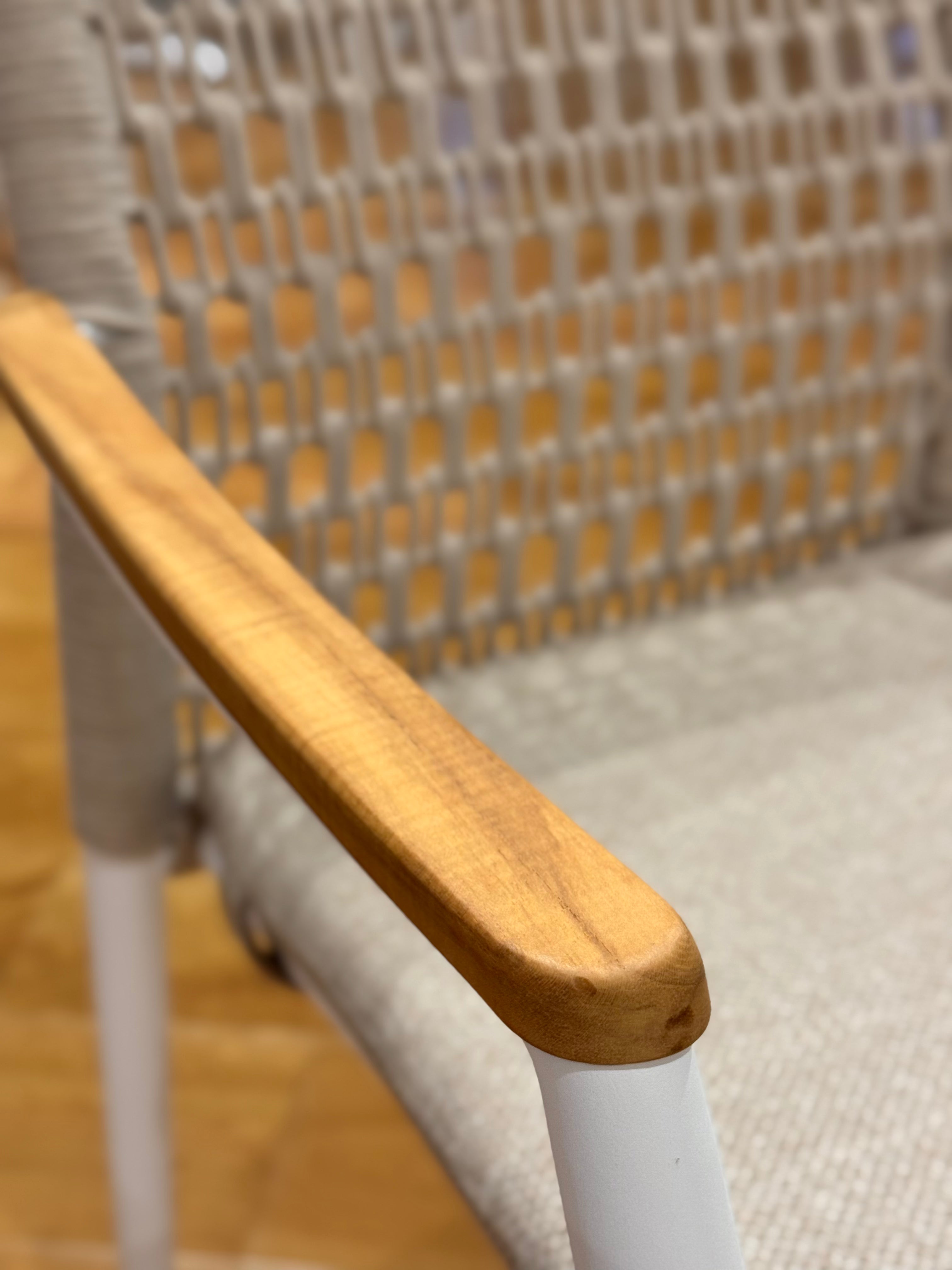 Venice Carver Chair Charcoal | White