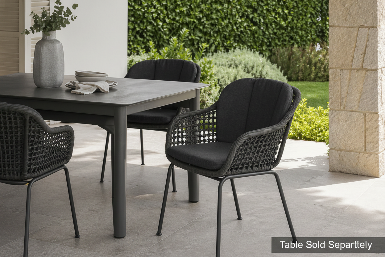 Inkee Carver Chair Dark Grey