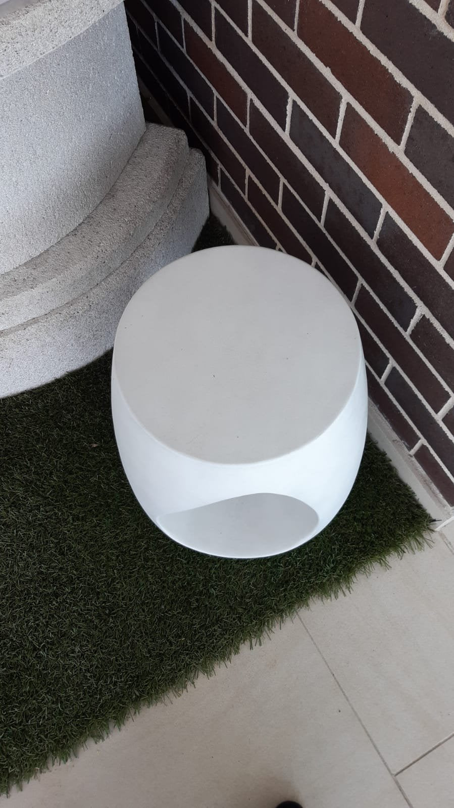 Iyon Concrete Stool/Side Table