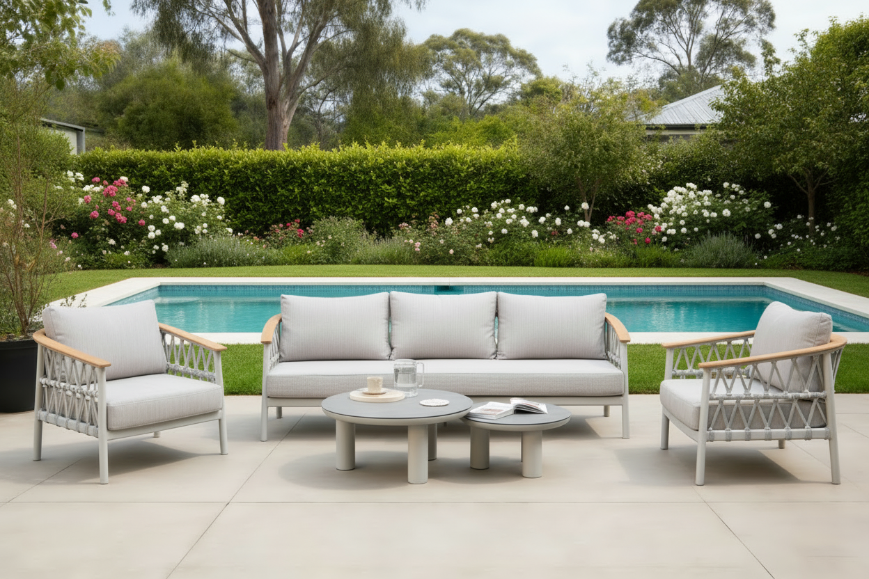 Jacksonville 5 Pc Outdoor Lounge Setting