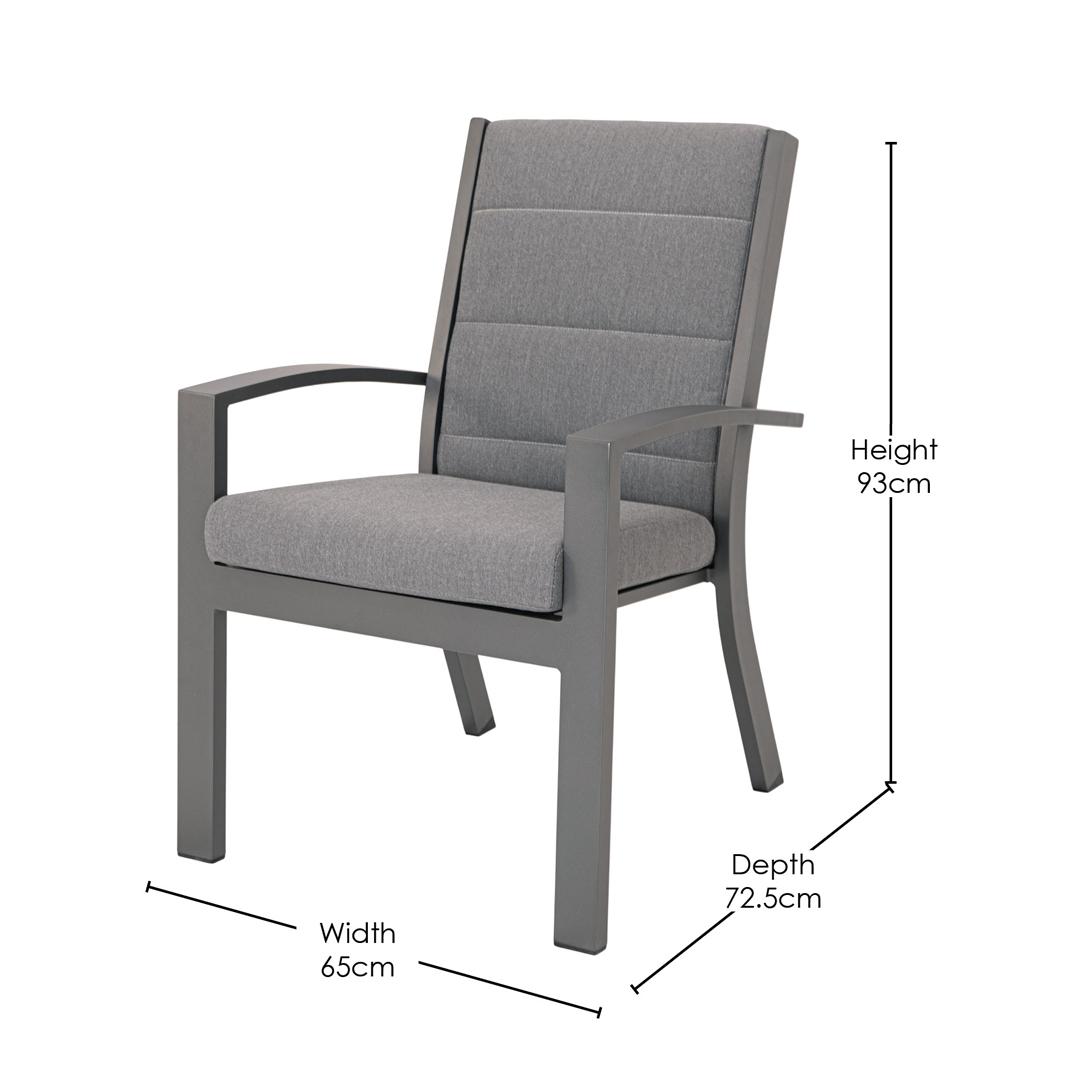 Midura High Back Carver Chair