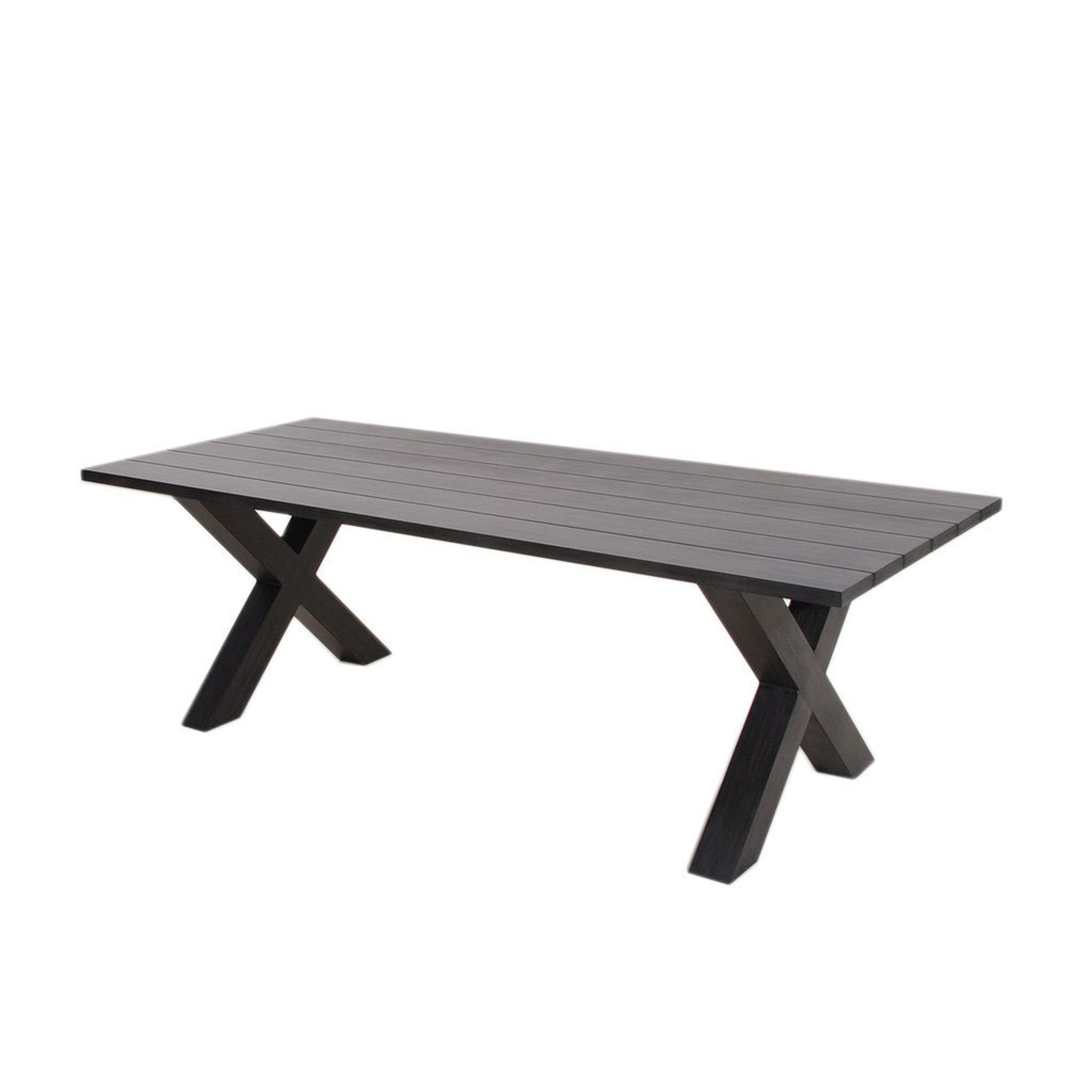 Montreal Outdoor Dining Table 220 Dark Grey