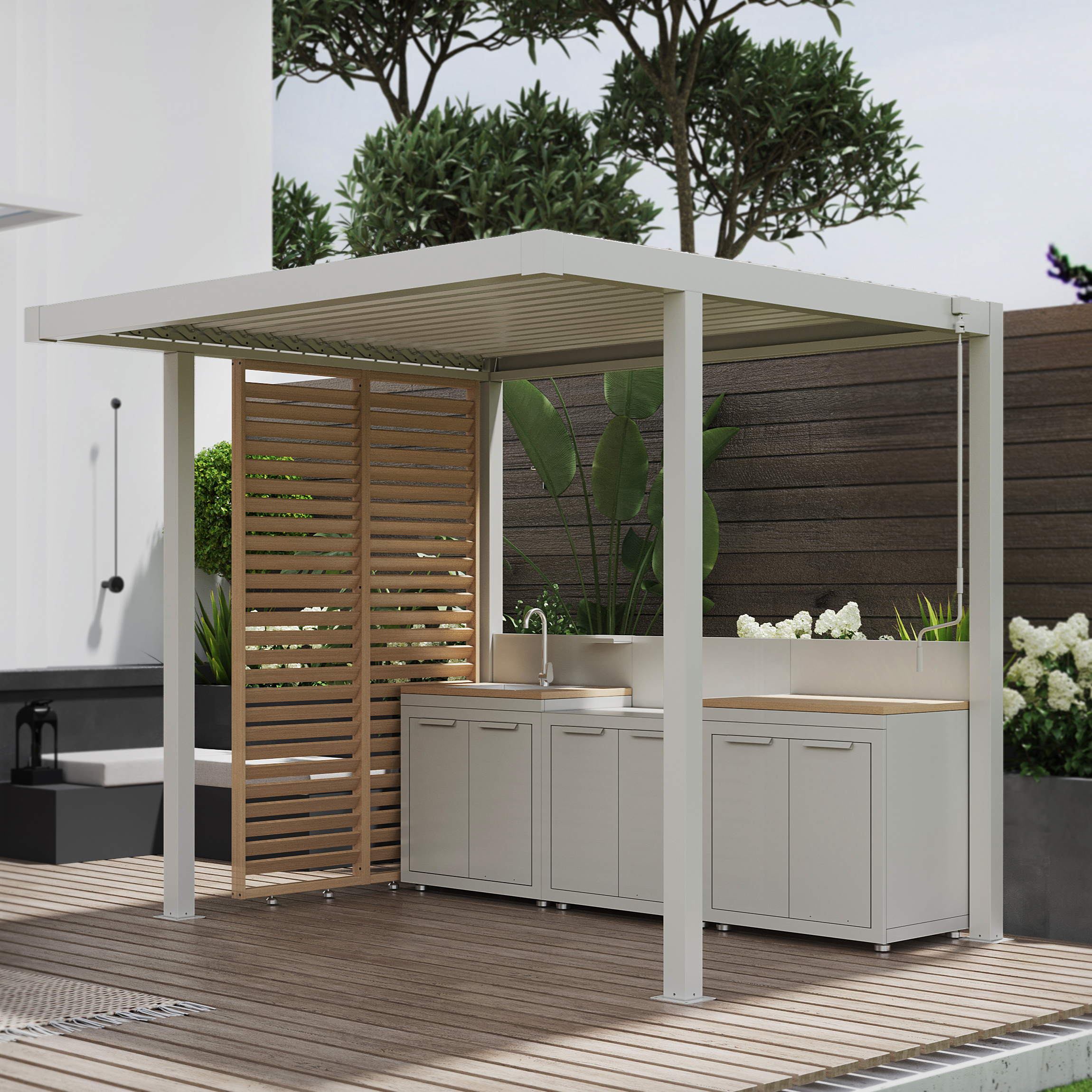 Barista BBQ Pergola 2.5 x 2.5