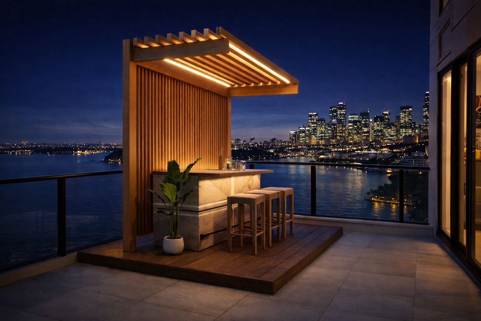 BBQ Pergola 3.1x1.2m | Standard & Custom Made