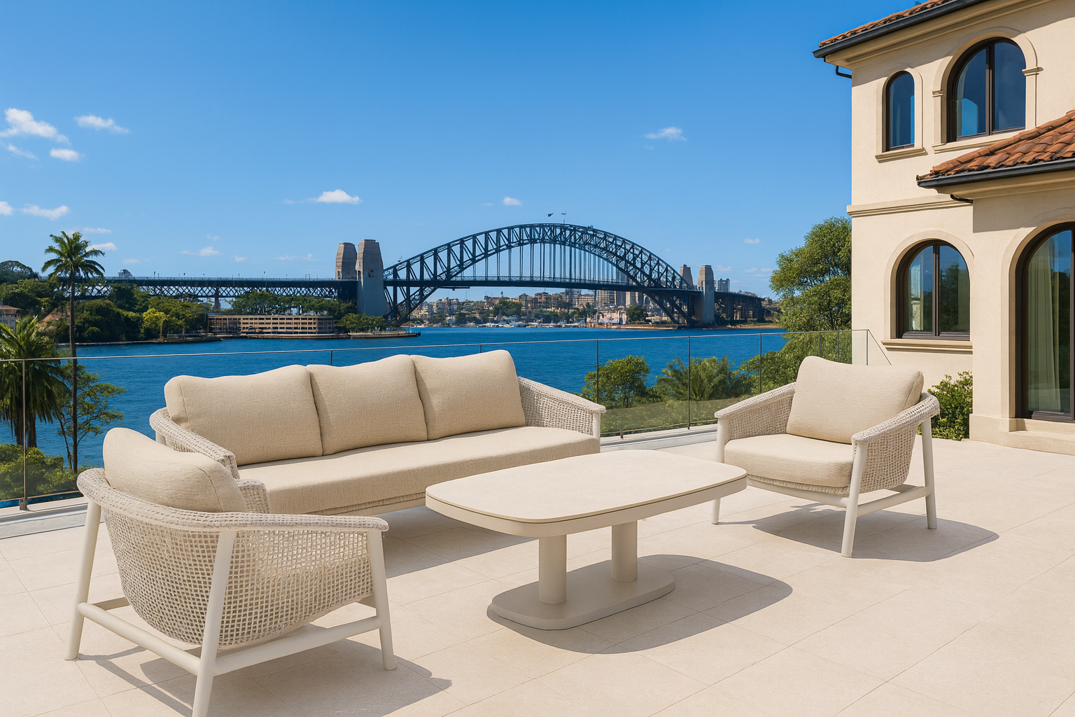 Pisa 3 Pc Outdoor Lounge Setting