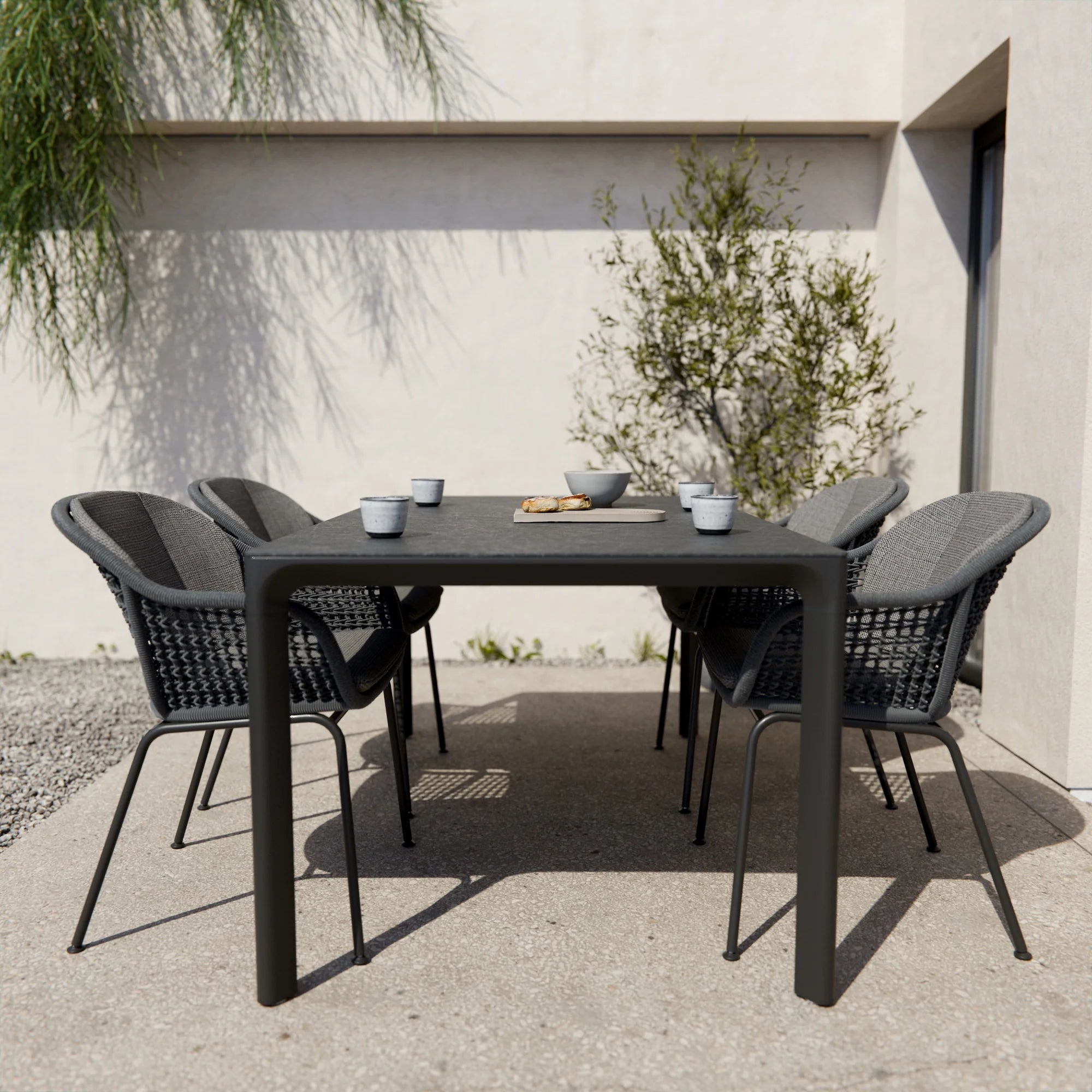Inkee Carver Chair Dark Grey