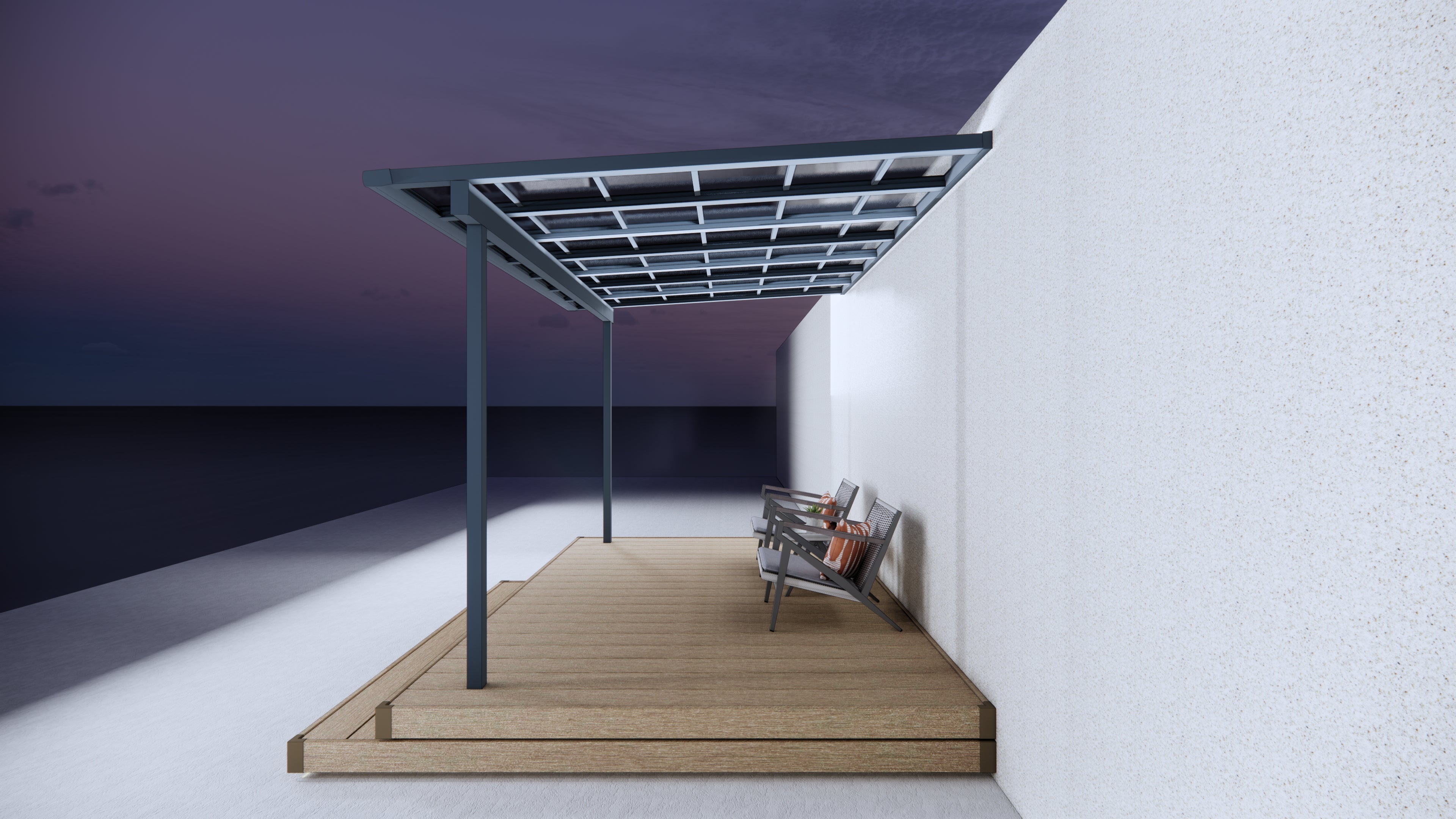 Terrace Roof Pergola 3x4.37m | Standard & Custom Made