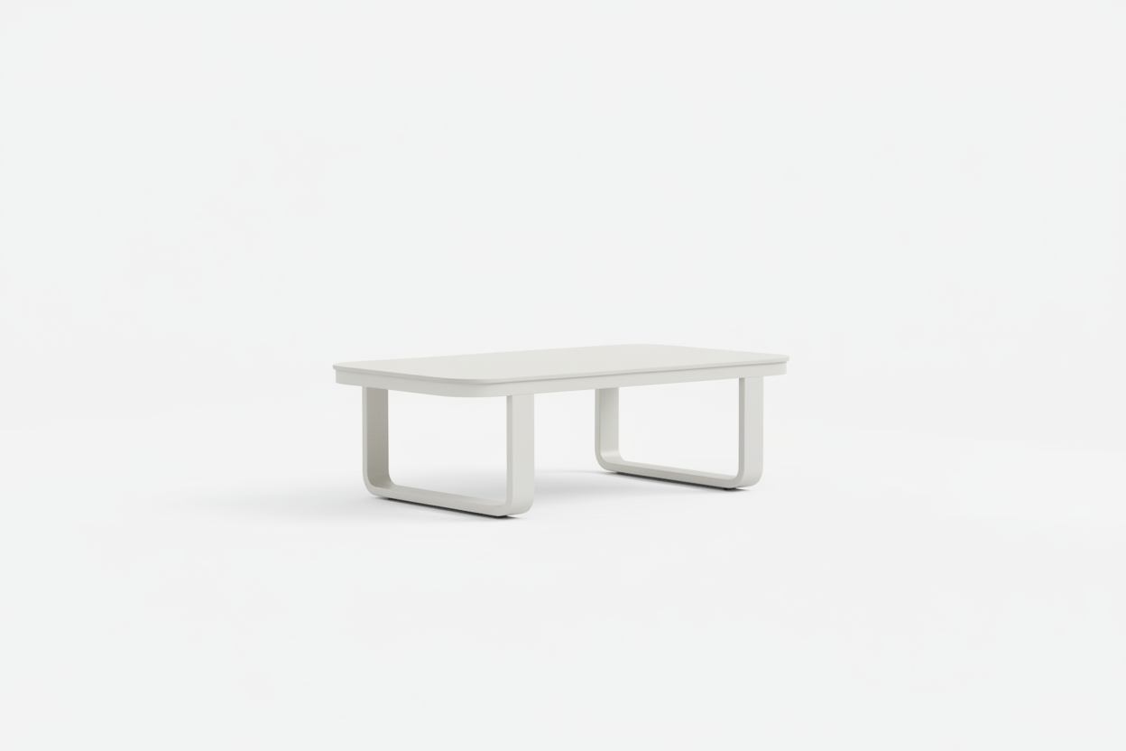 GRE Audi 2.0 Lounge Coffee table Sintered stone Top |White