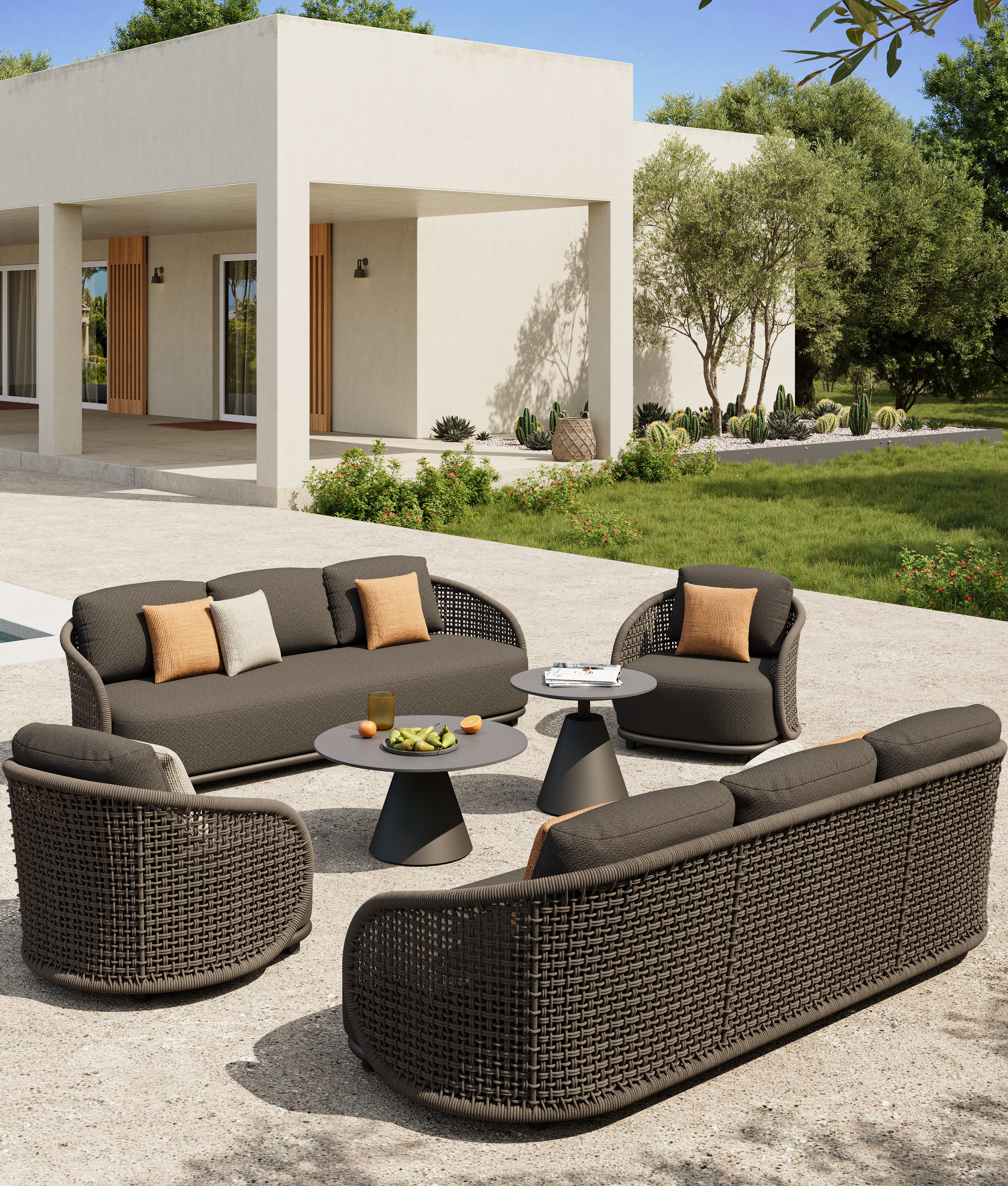 GRE Tiana 5pc Kit/Set (3+1+1+CT60+CT80) | Beige