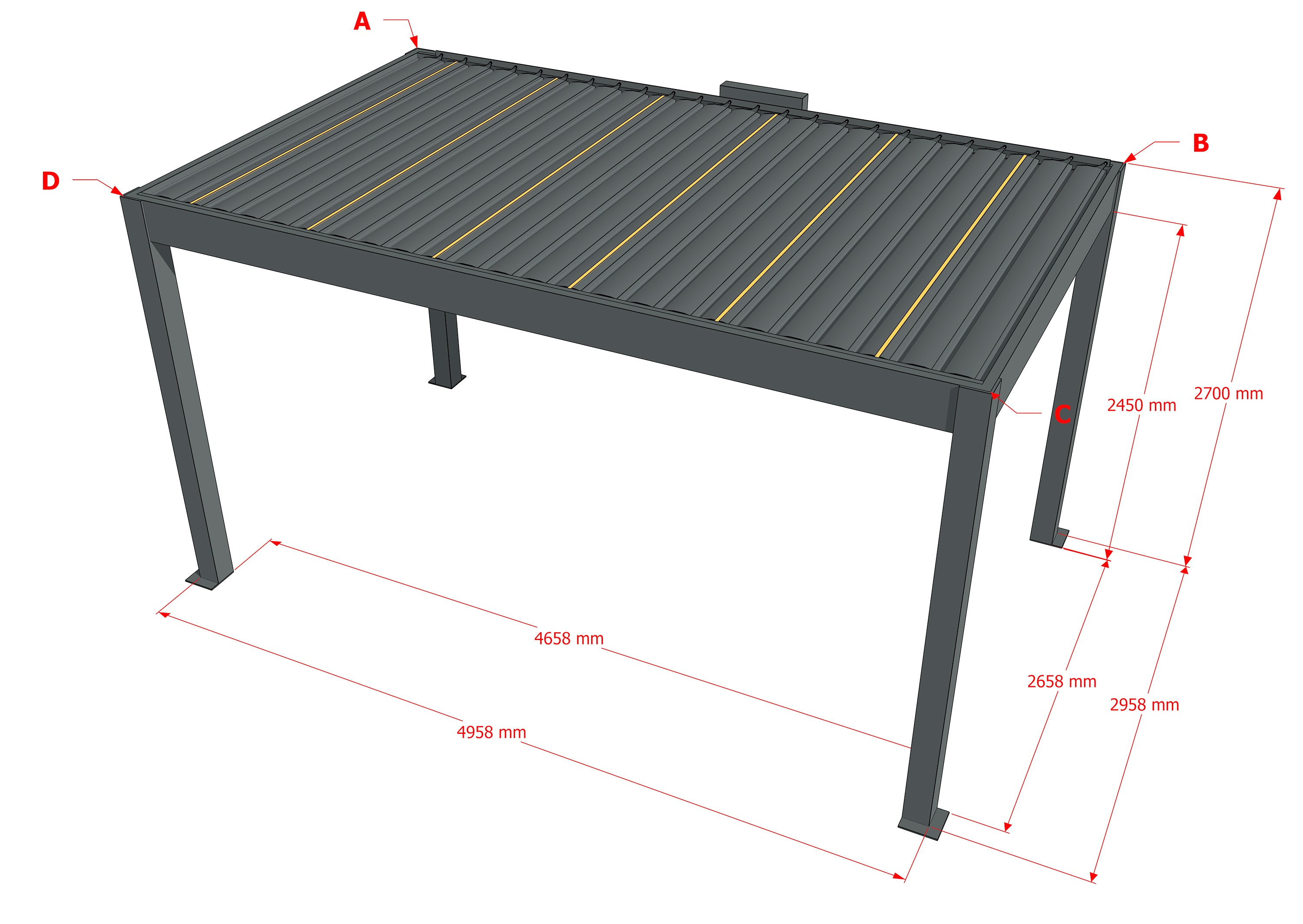 Sun Garden E Pavilion 3.0 x 5.0