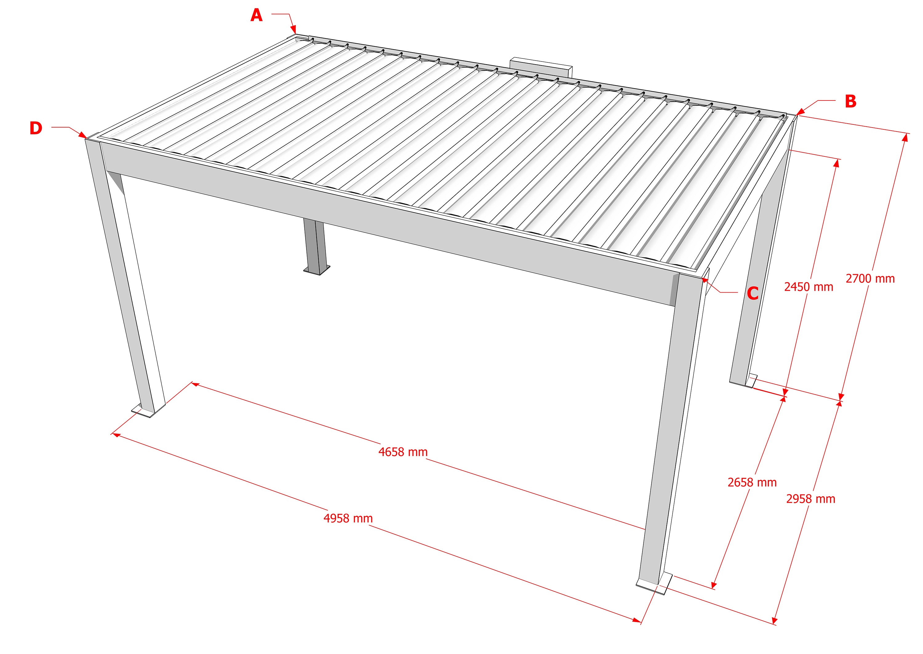 Sun Garden E Pavilion 3.0 x 5.0