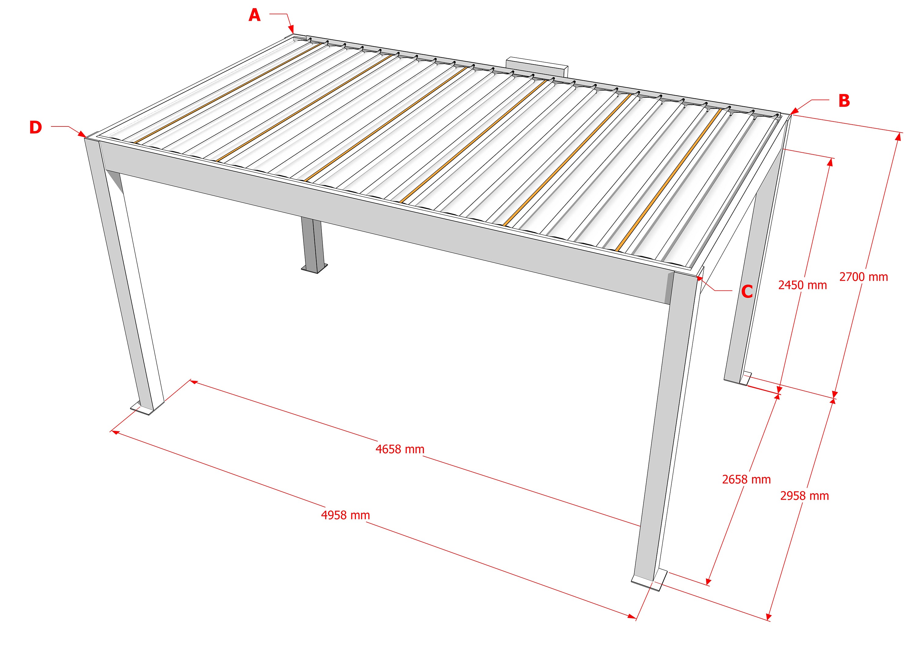 Sun Garden E Pavilion 3.0 x 5.0