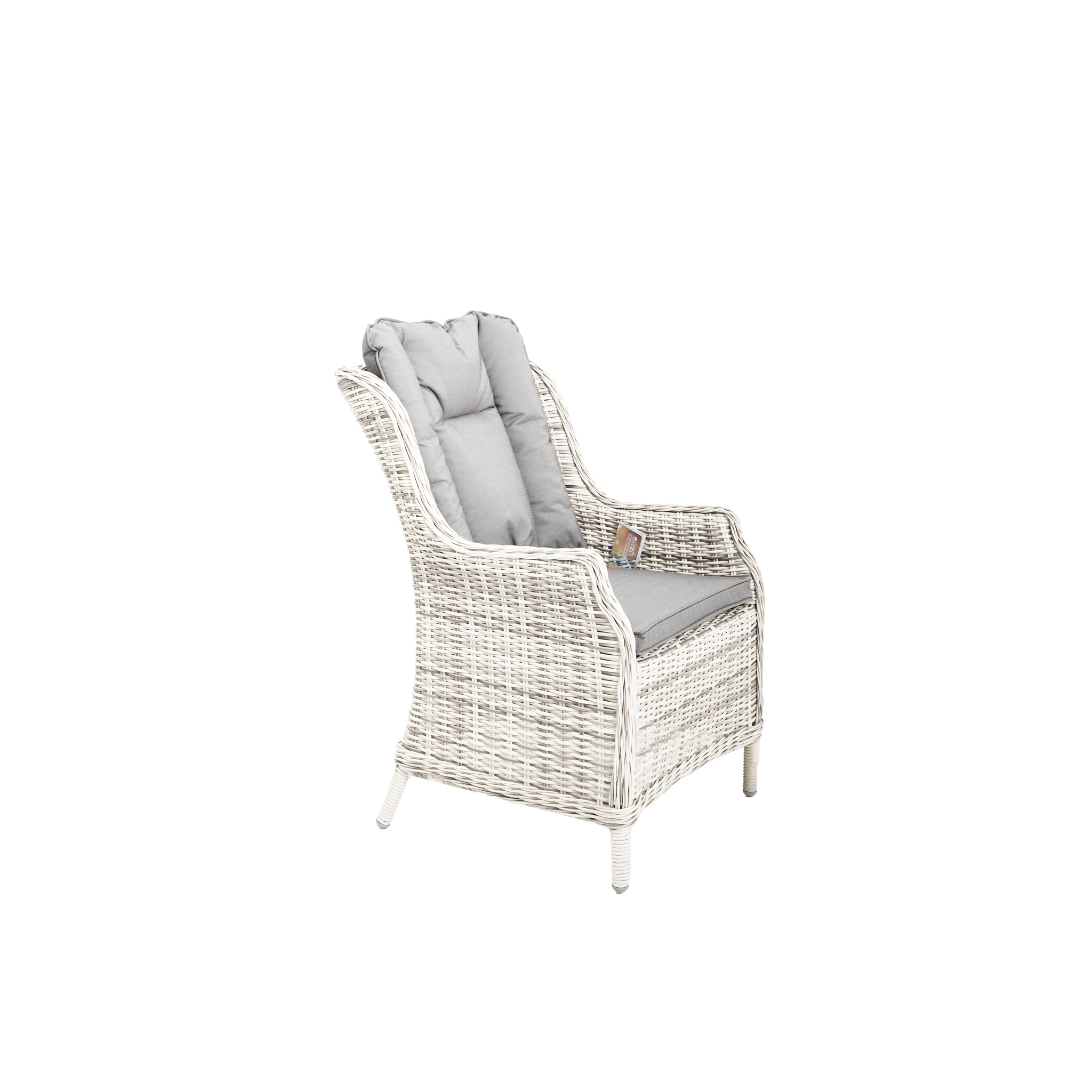 San Jose Outdoor Carver Chair Zen White