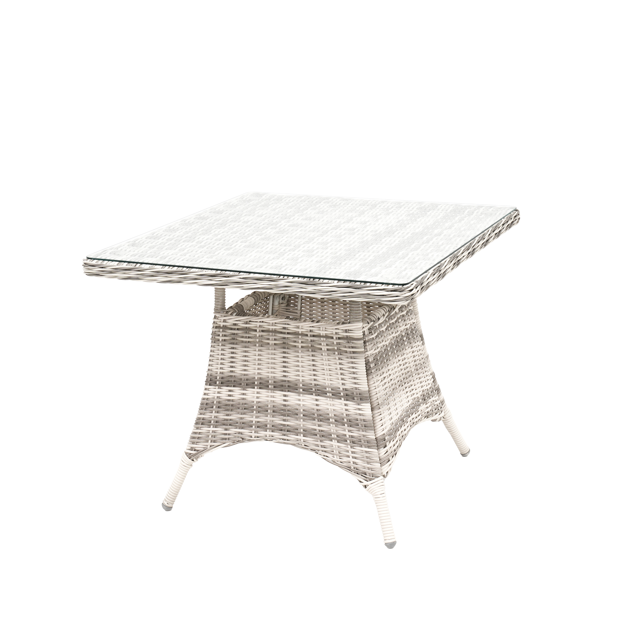 San Jose Outdoor Dining Table 90 Zen White