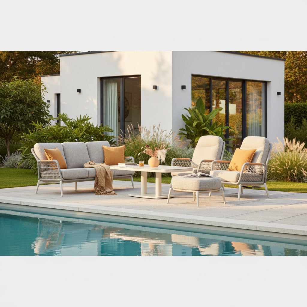 Amy 4 Pc Outdoor Lounge Setting