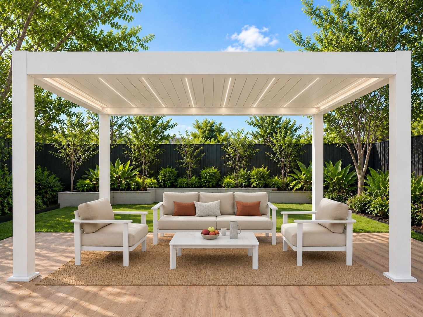 Sun Garden Pergola 3m x 6m Bundle