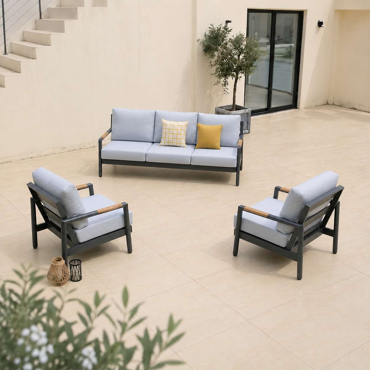 Tasmania Lounge 3PC(3+1+1)Kit/Set