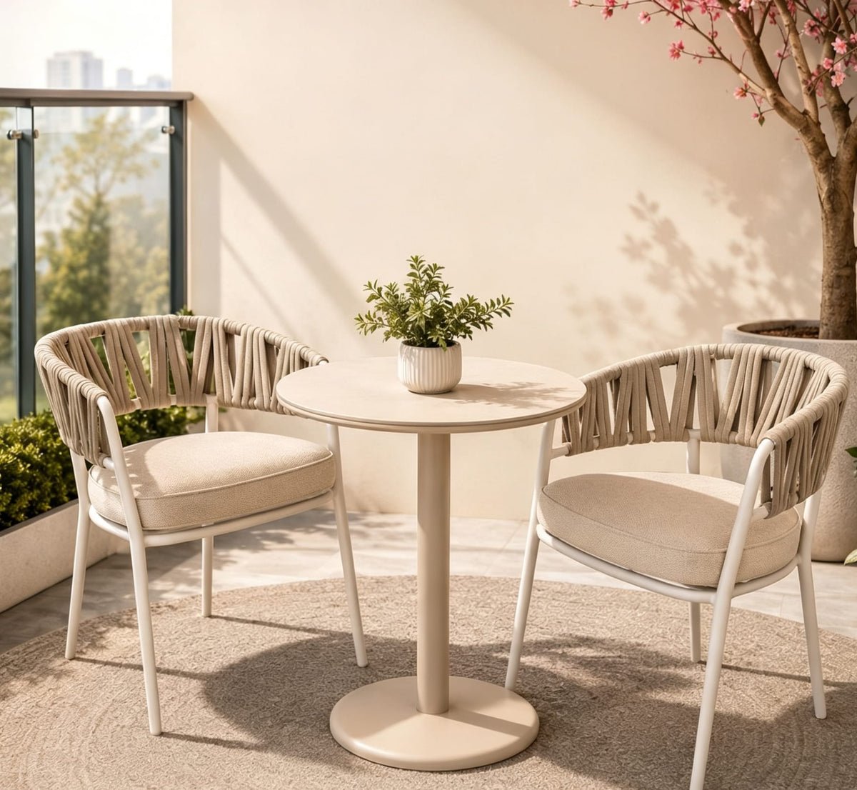 TT Swipe Carver Chair With Poland Table 3pc Kit/Set(1+1+COF)