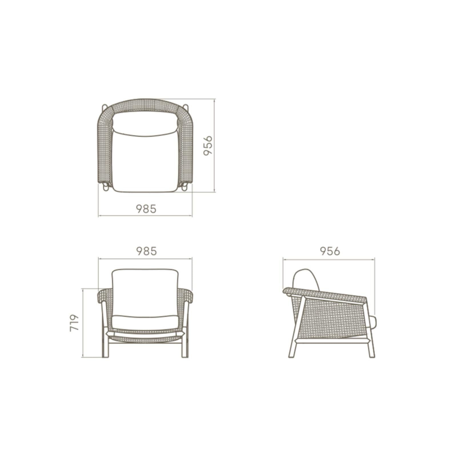 Pisa 3 Pc Outdoor Lounge Setting