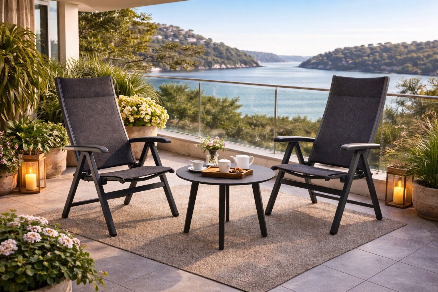 Poppy High-back Folding Chair